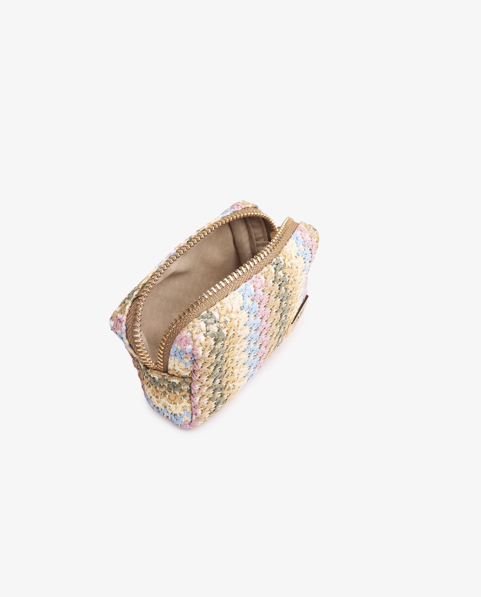 MONEDERO RAFIA COLORES