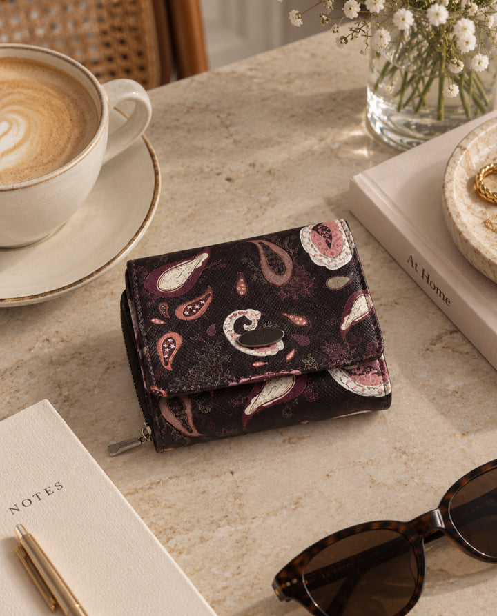 BILLETERA PRINT PASLEY NEGRO