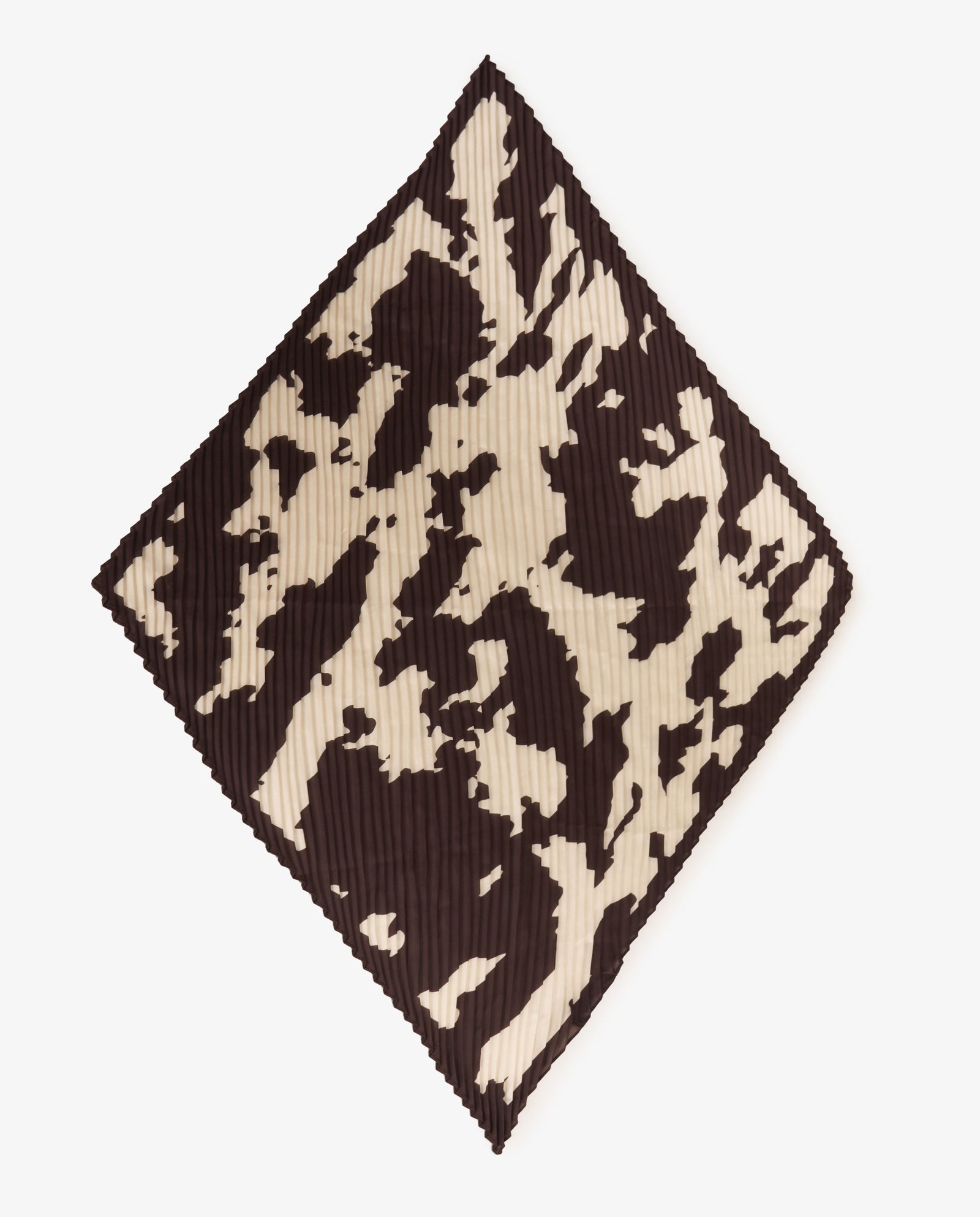 PAÑUELO PLISADO CAMEL