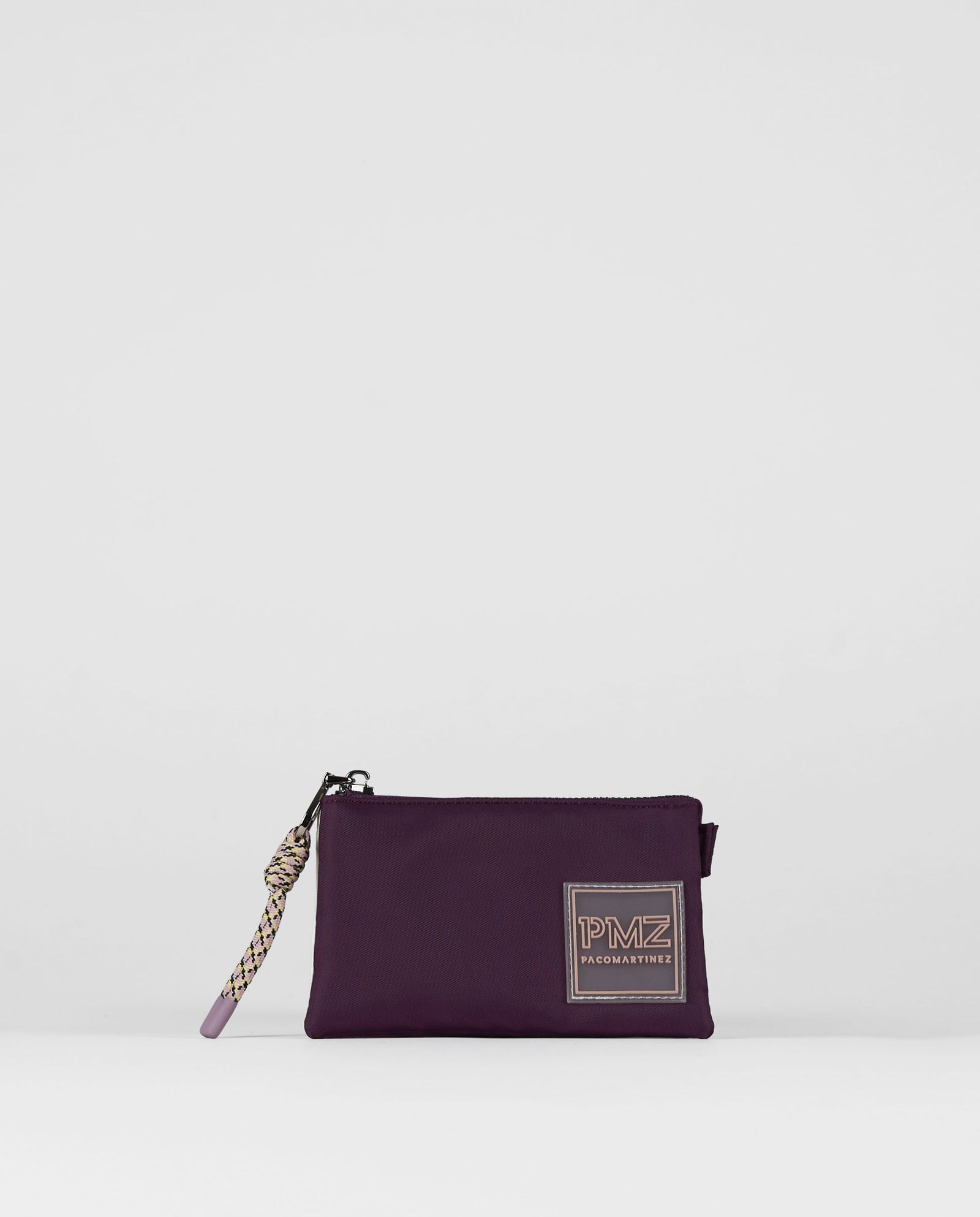 MONEDERO BURDEOS TRIPLE BOLSILLO