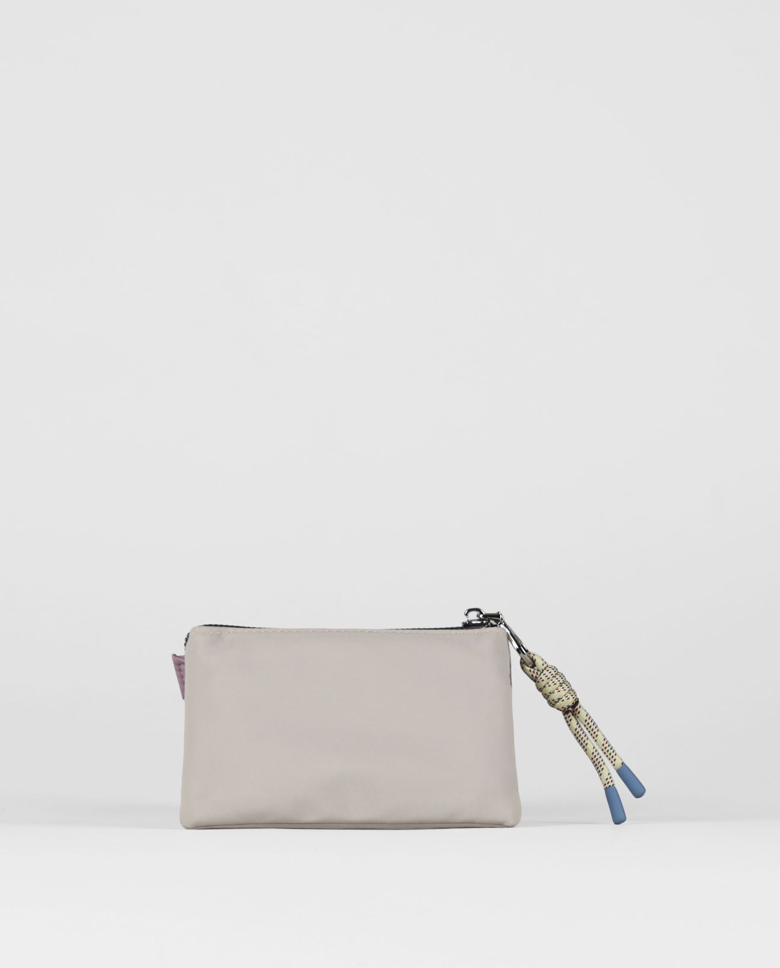 MONEDERO ROSA TRIPLE BOLSILLO