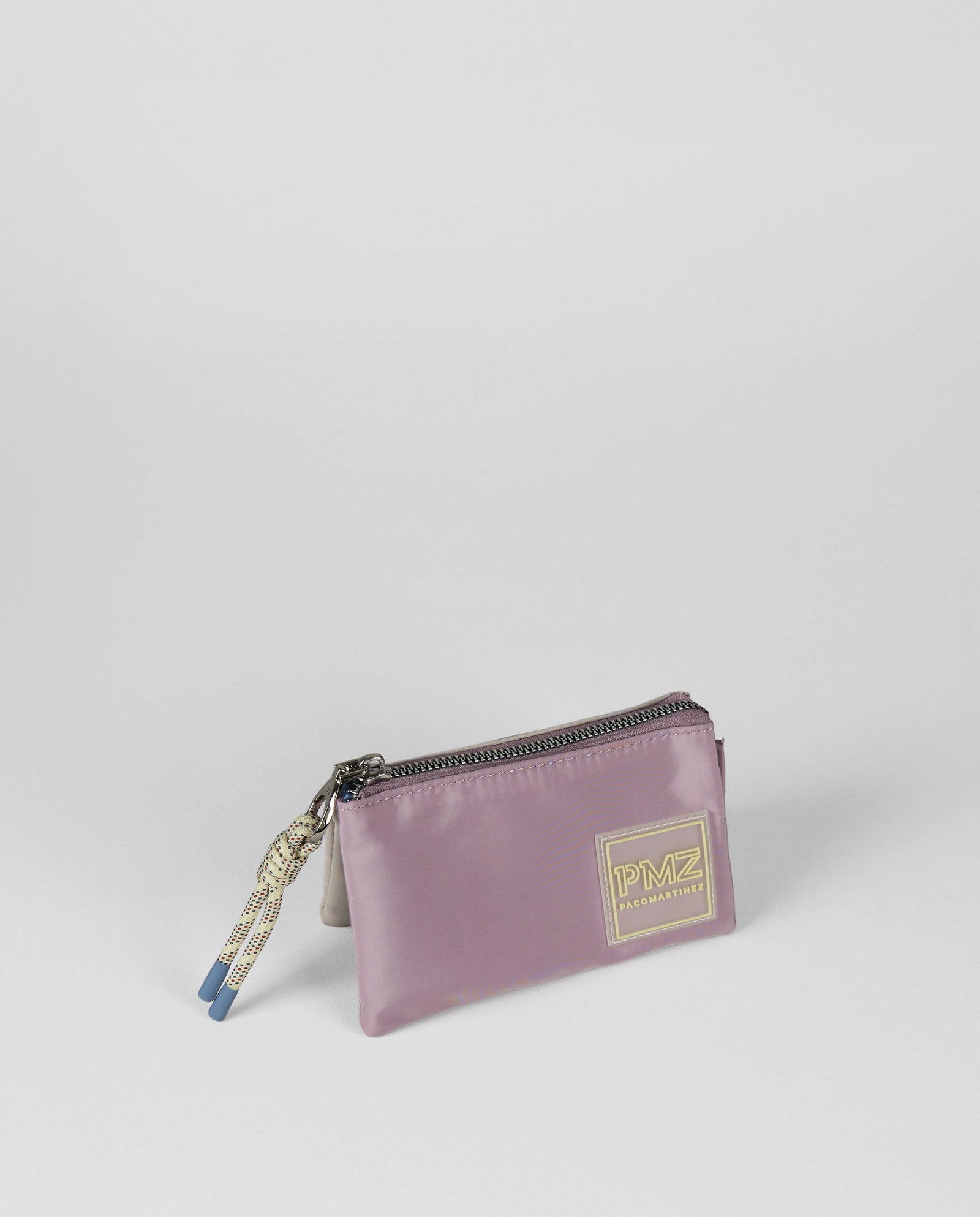 MONEDERO ROSA TRIPLE BOLSILLO