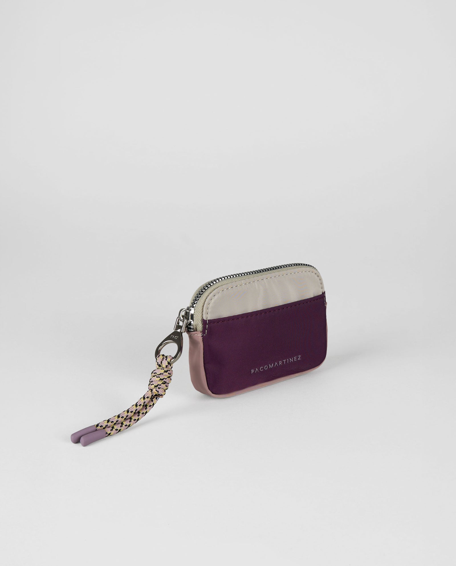 MONEDERO MULTICOLOR BURDEOS