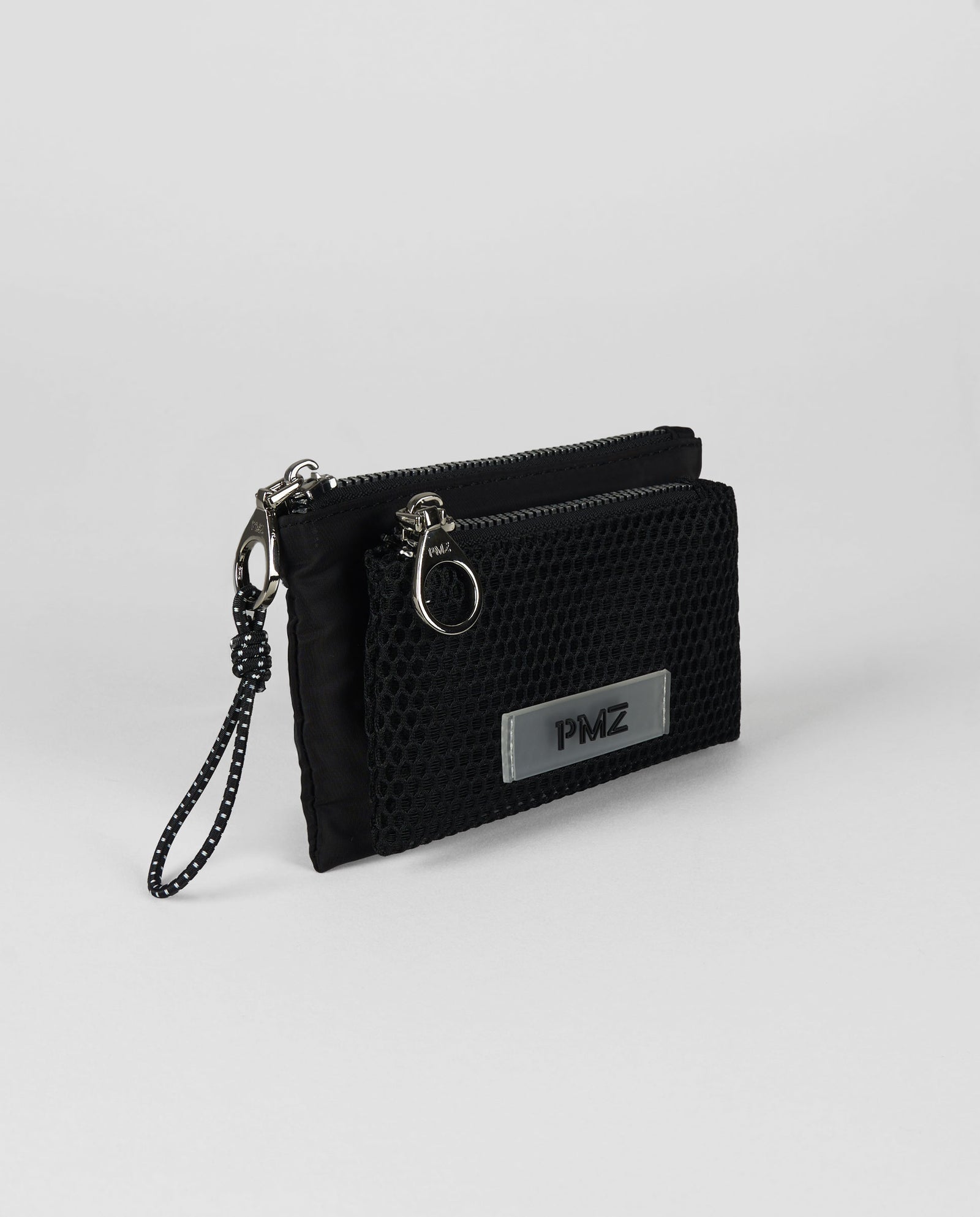 MONEDERO MESH PEQUEÑO NEGRO