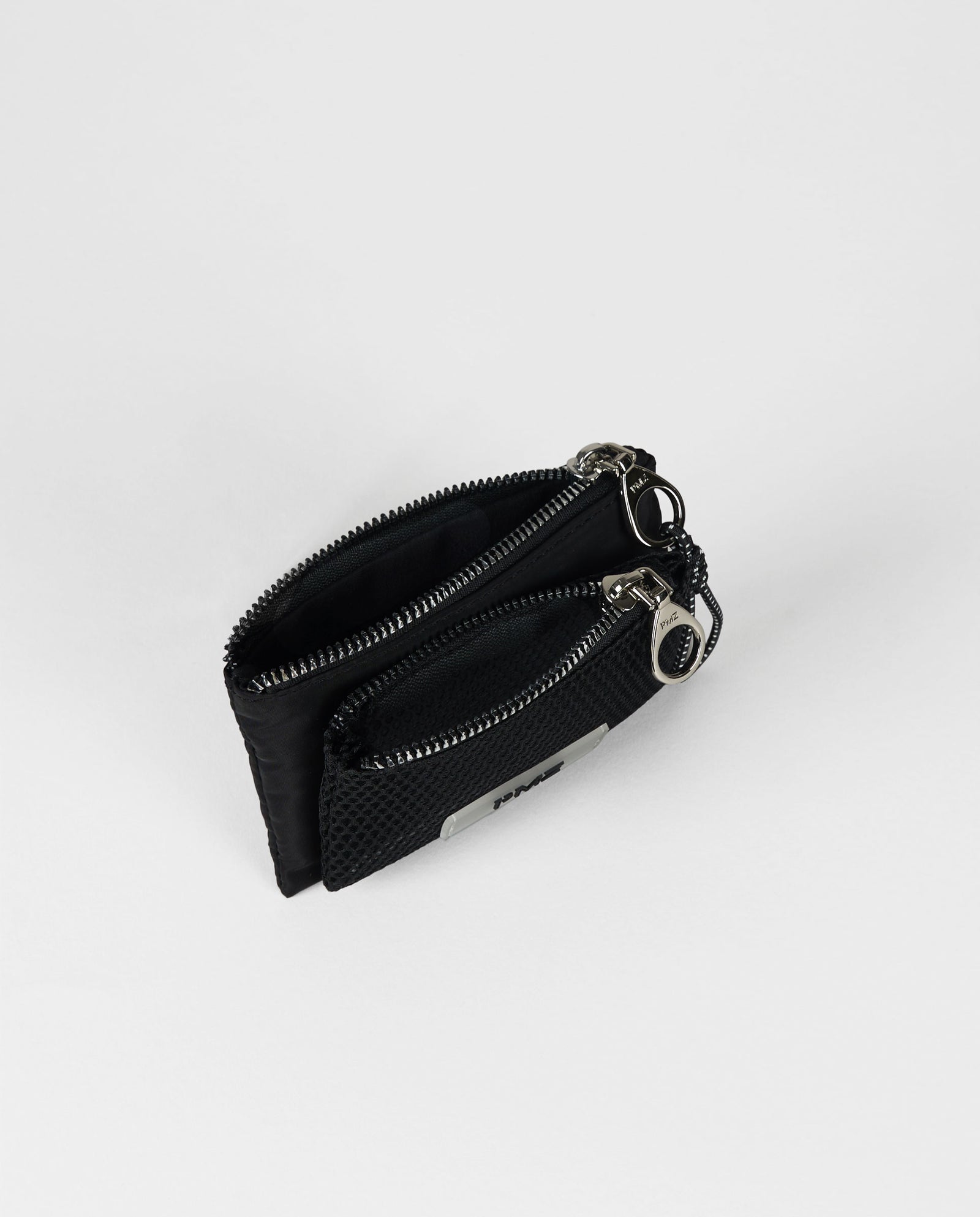 MONEDERO MESH PEQUEÑO NEGRO