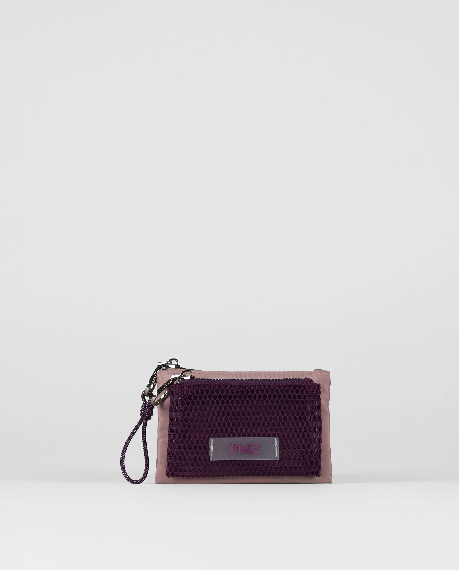 MONEDERO MESH PEQUEÑO ROSA EMPOLVADO