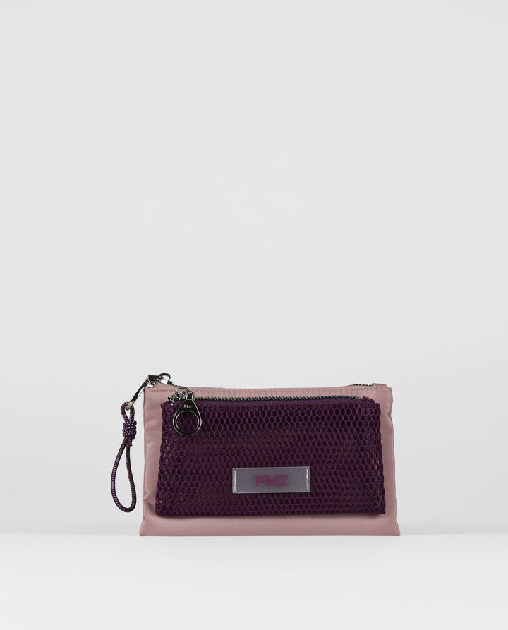 MONEDERO MESH GRANDE ROSA