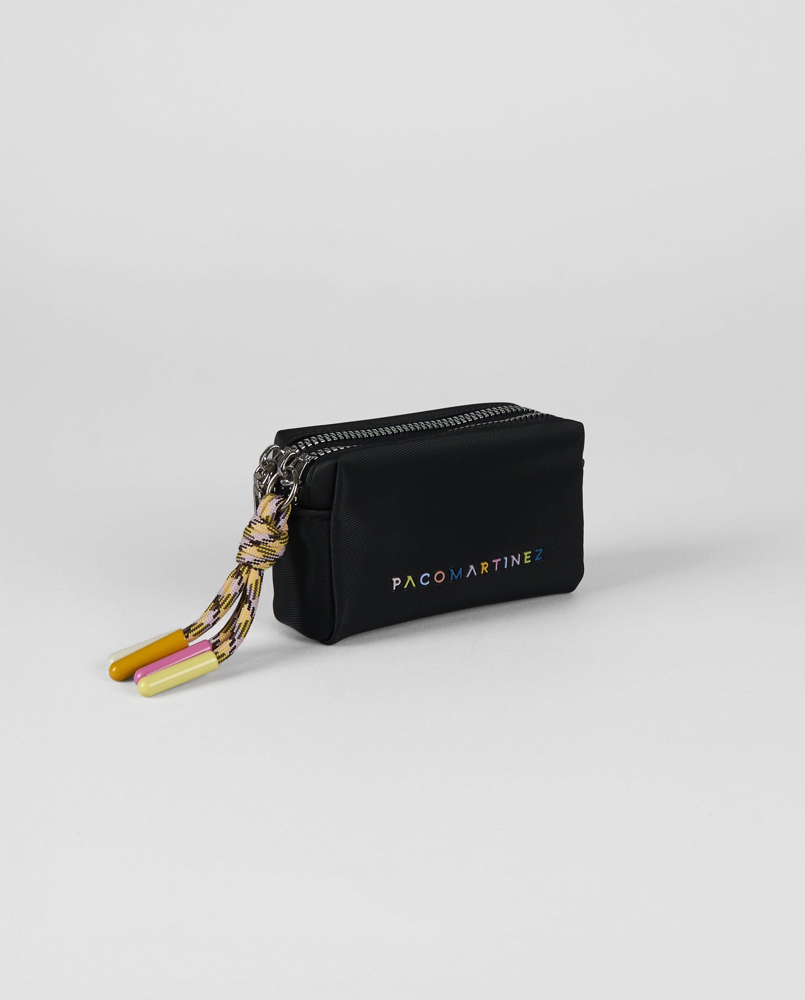 MONEDERO NEGRO DOBLE COLORES