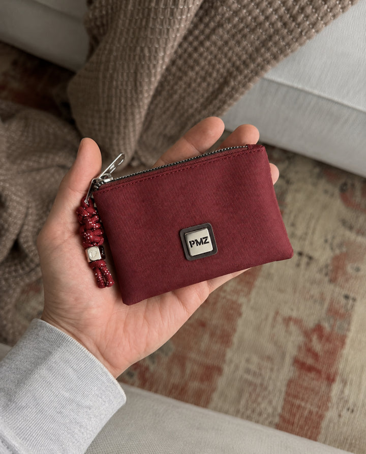 MONEDERO NYLON BURDEOS