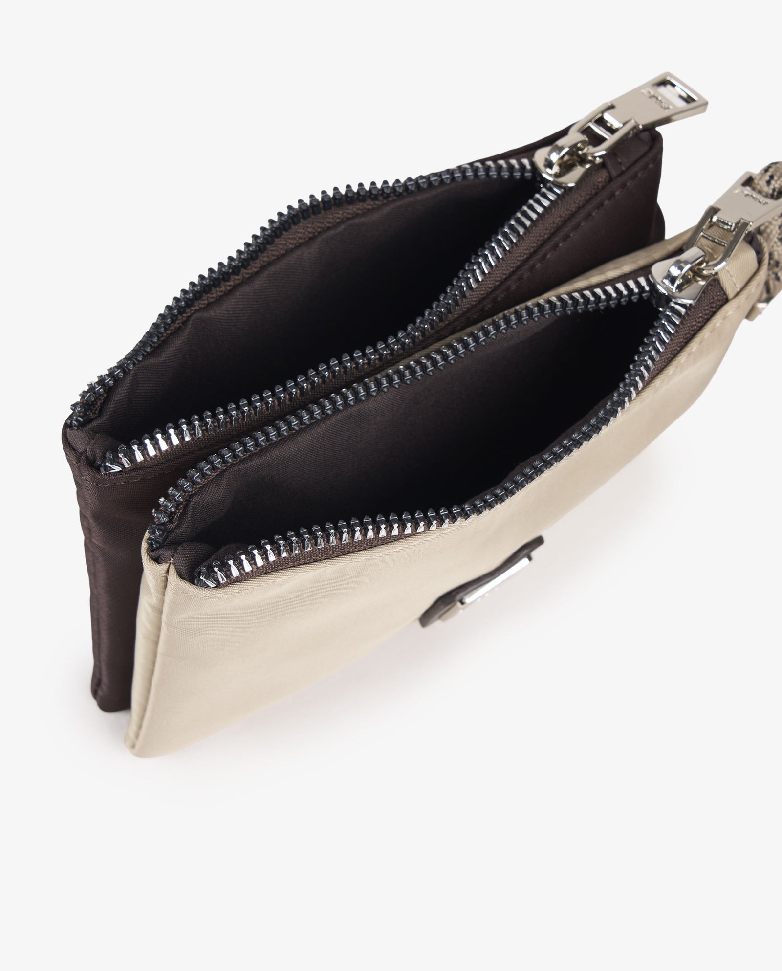MONEDERO NYLON BEIGE