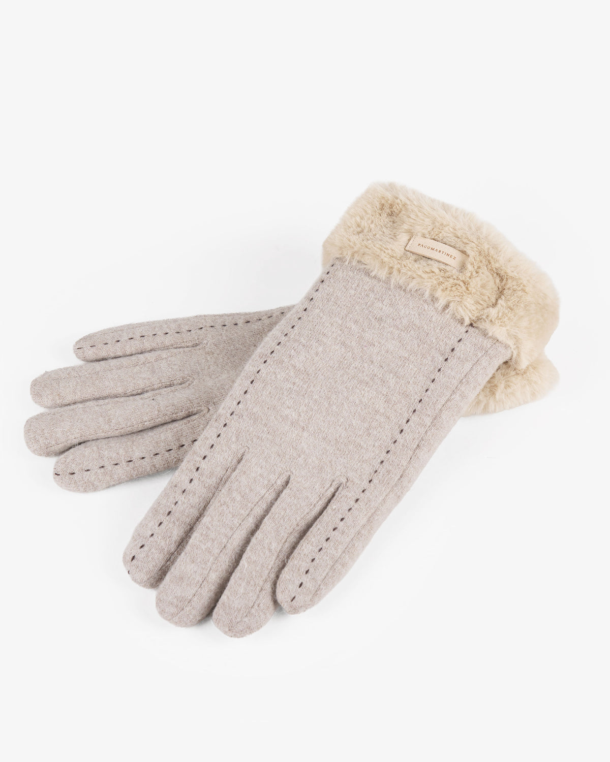 GUANTES PELO BEIGE