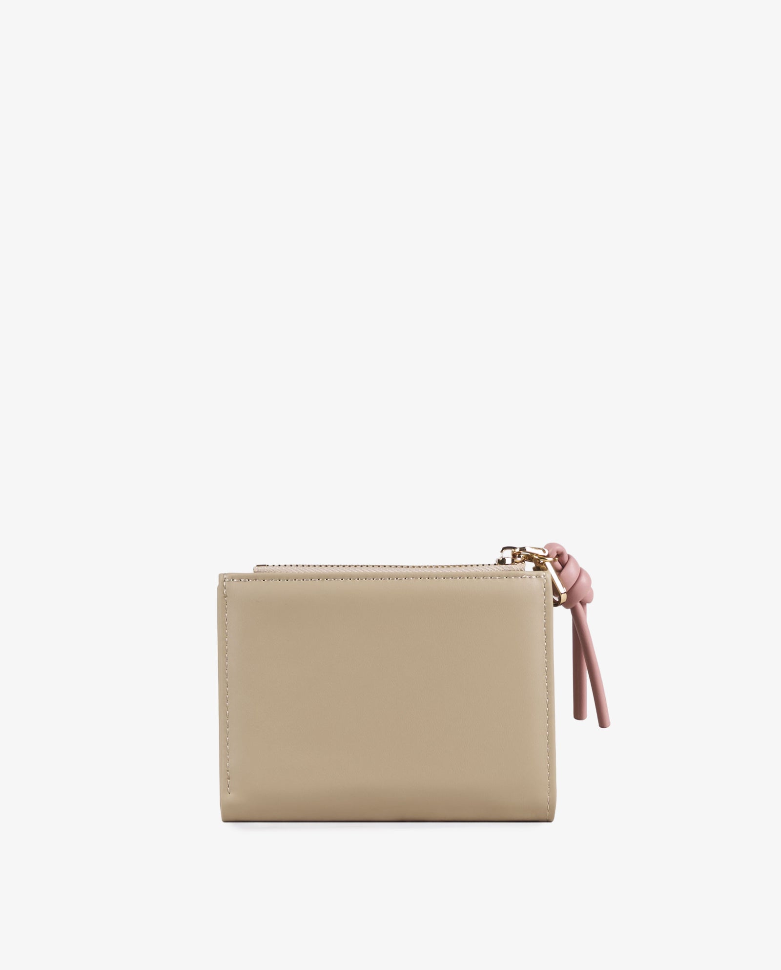 BILLETERA NUDO BEIGE