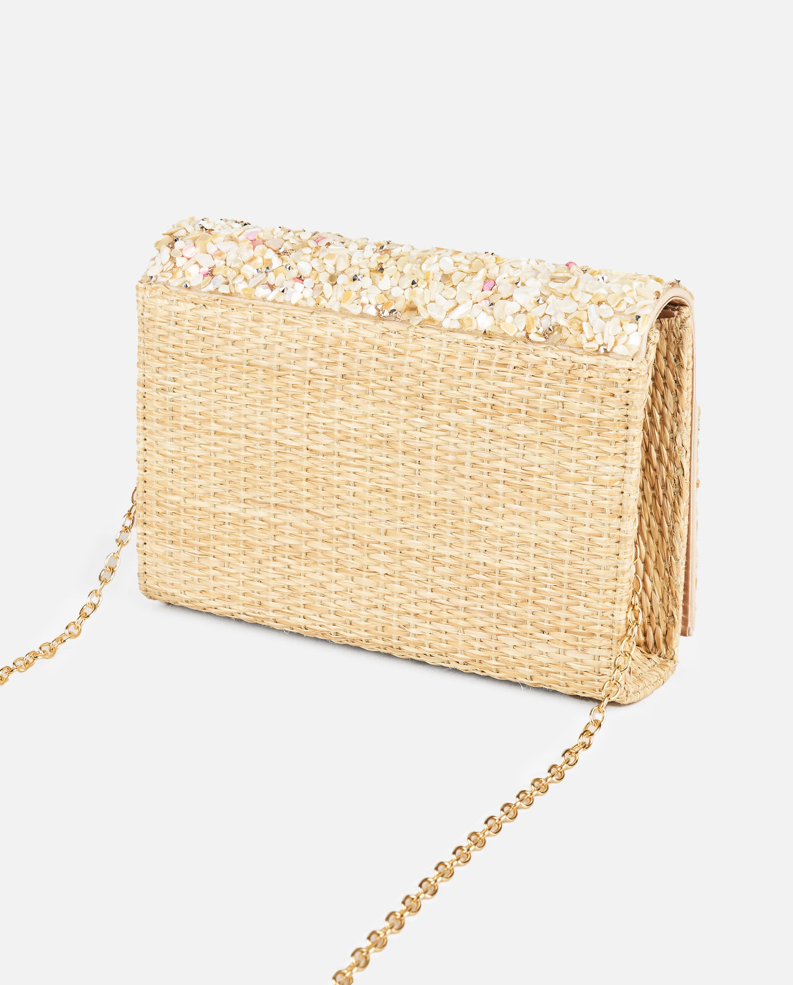 BOLSO FIESTA RAFIA PEDRERÍA