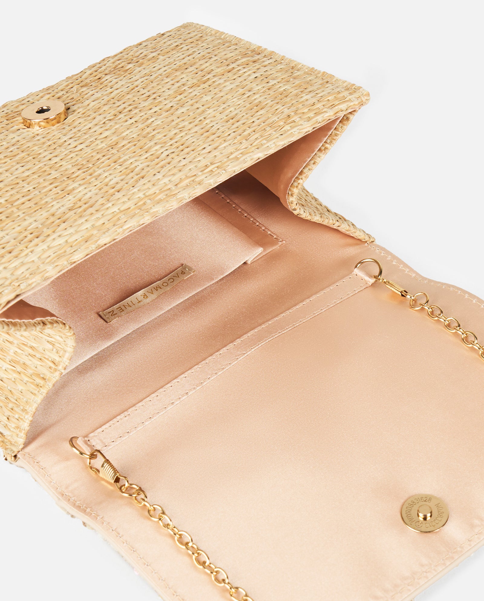 BOLSO FIESTA RAFIA PEDRERÍA