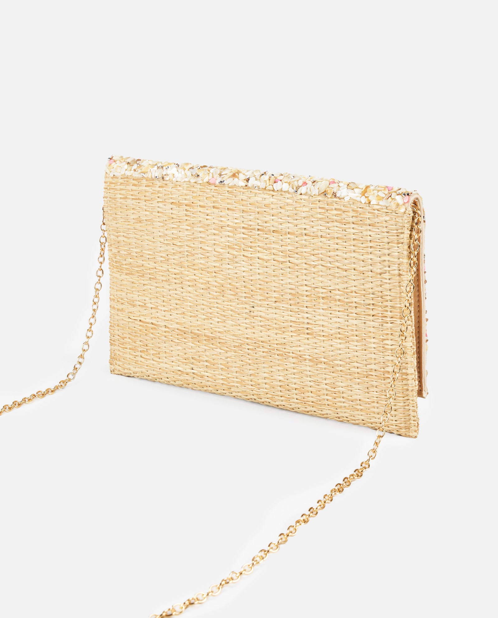 BOLSO SOBRE RAFIA PEDRERÍA