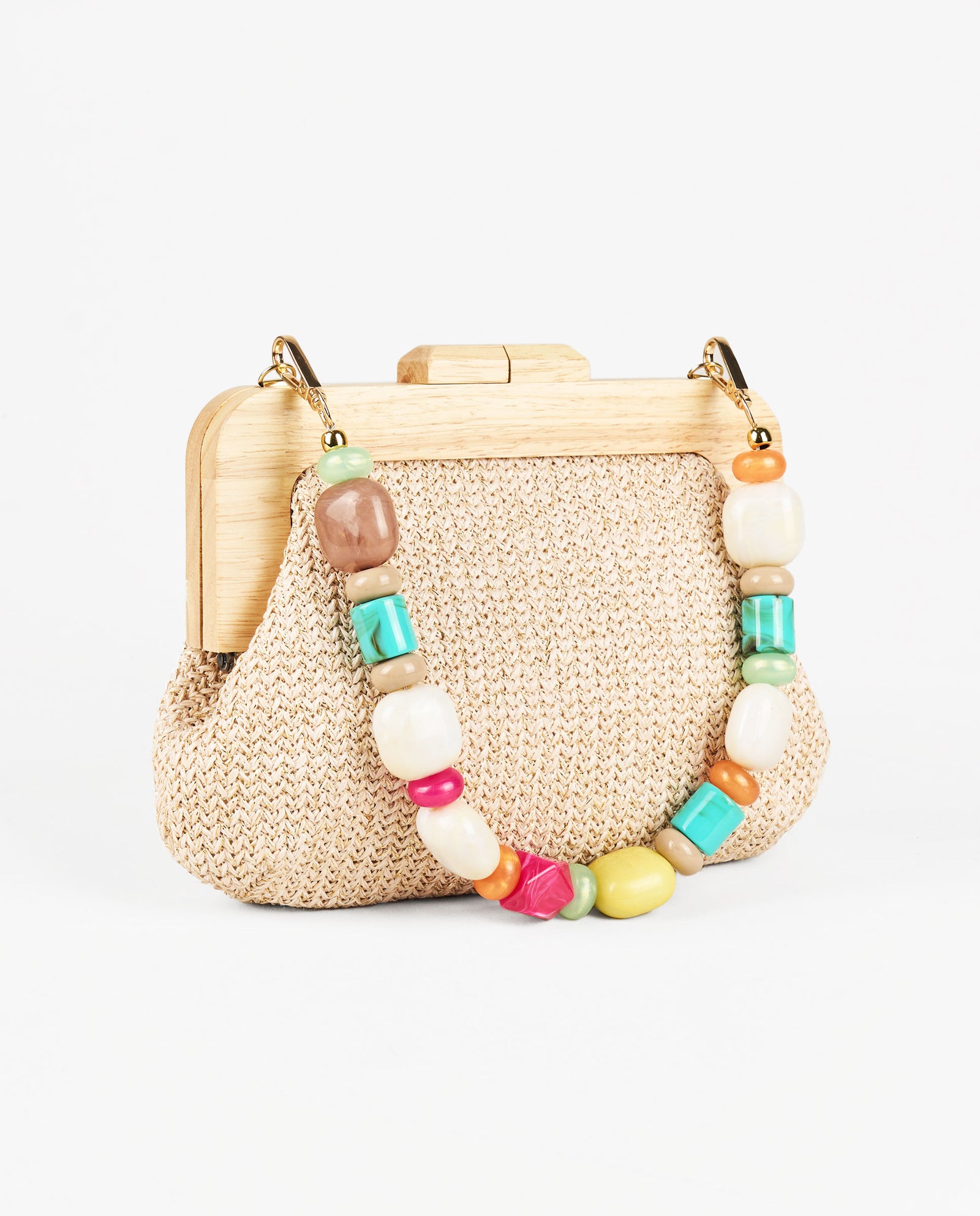 BORSA A MANO RAFIA SFERE