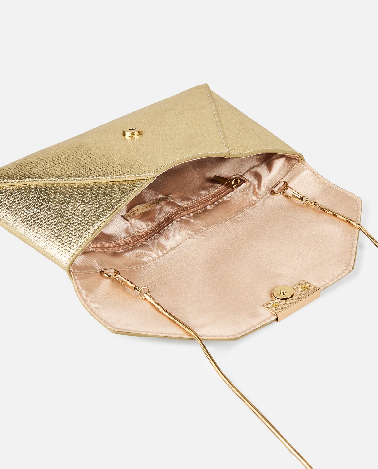 BOLSO SOBRE METALIZADO ORO