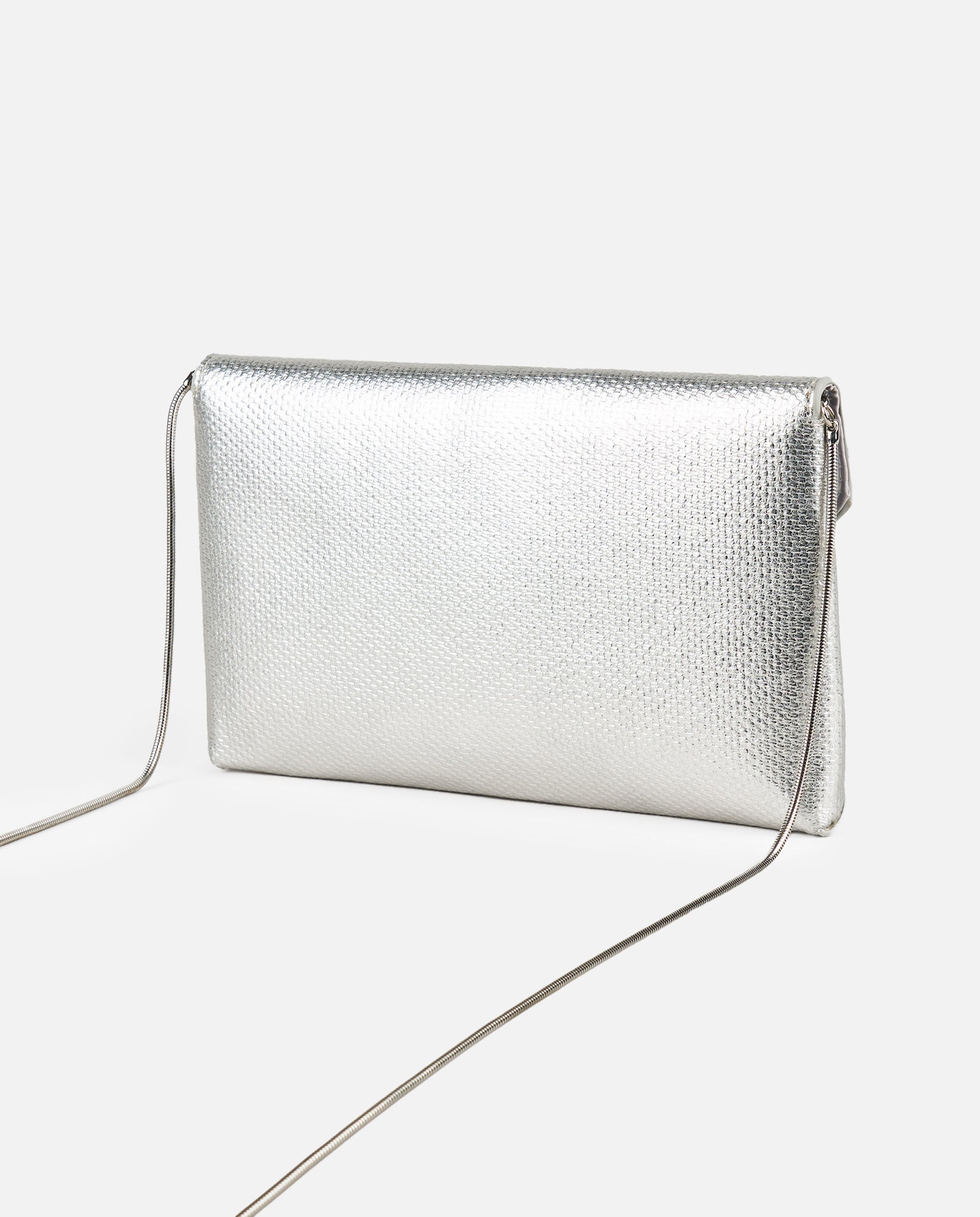BOLSO SOBRE METALIZADO PLATA
