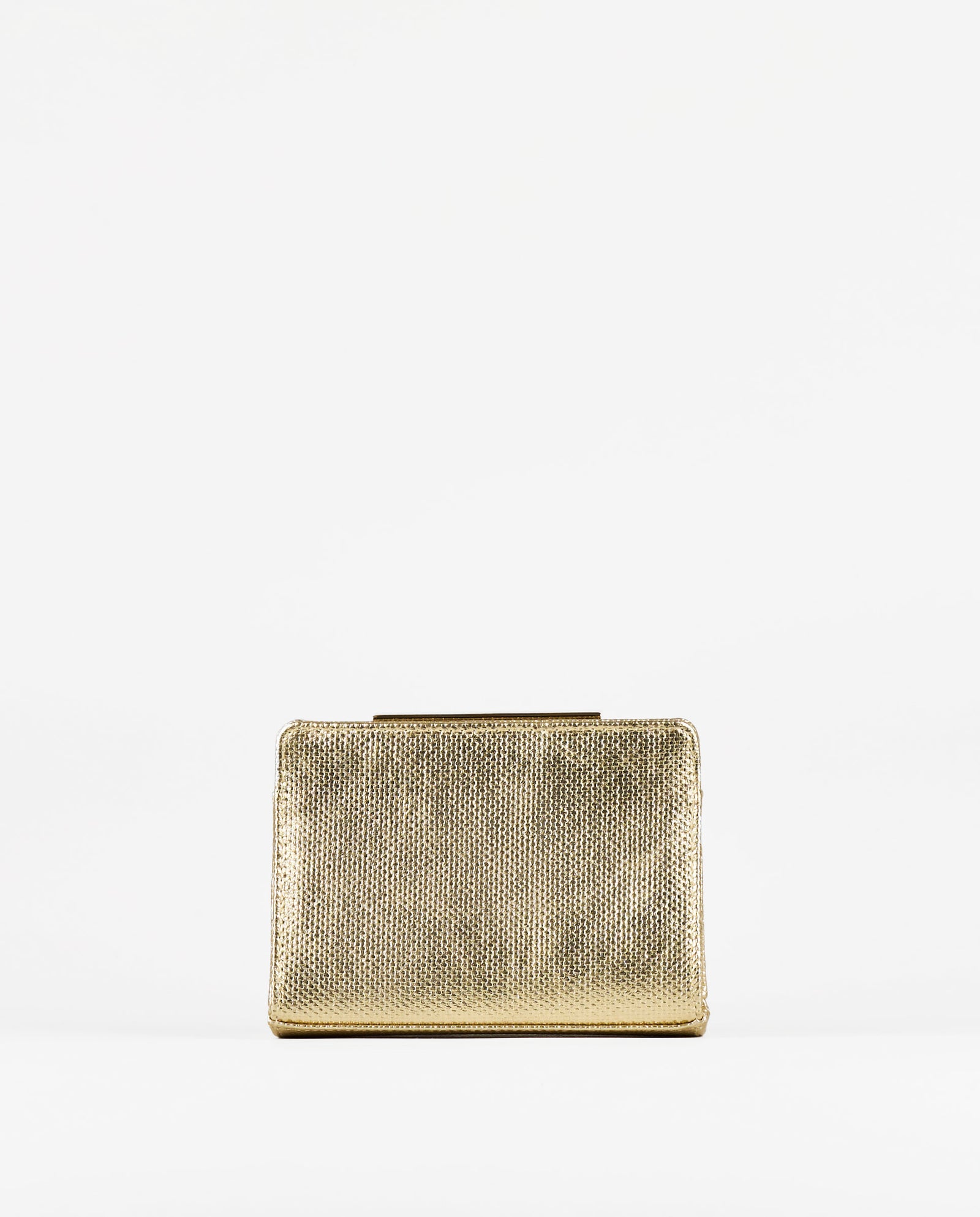 BOLSO CLUTCH METALIZADO ORO