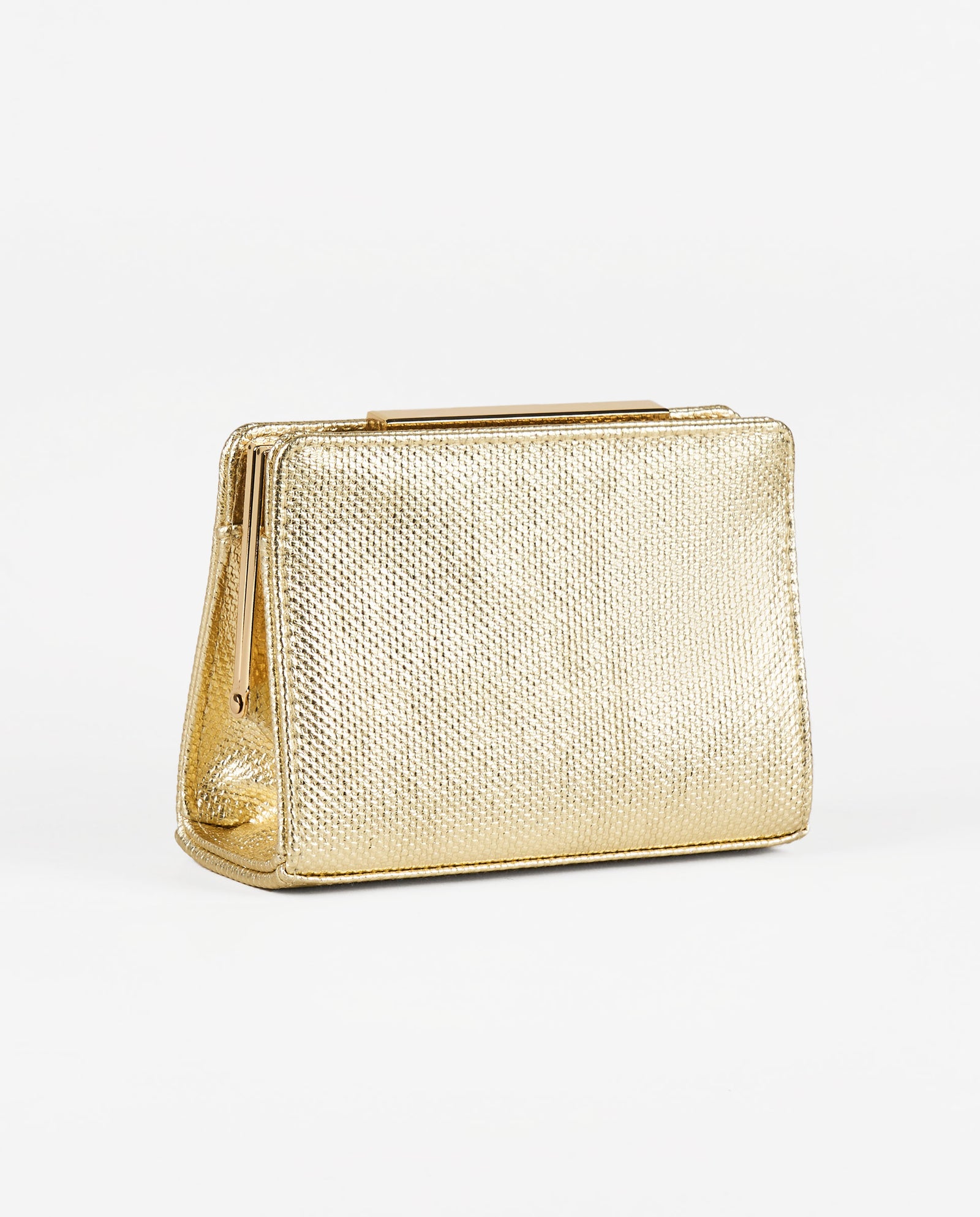 BOLSO CLUTCH METALIZADO ORO