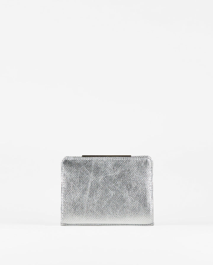 BOLSO CLUTCH PLATEADO