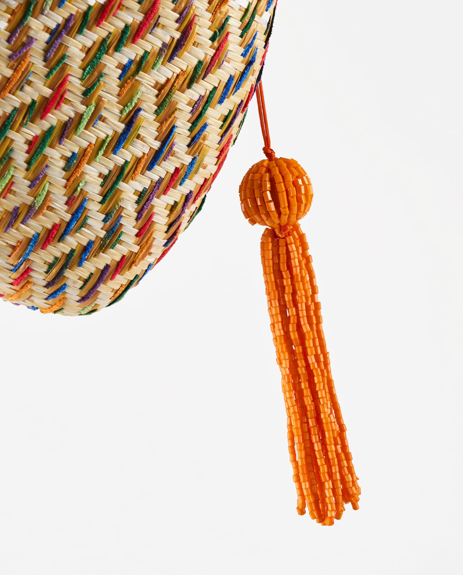 BOLSO CLUTCH RAFIA MULTICOLOR