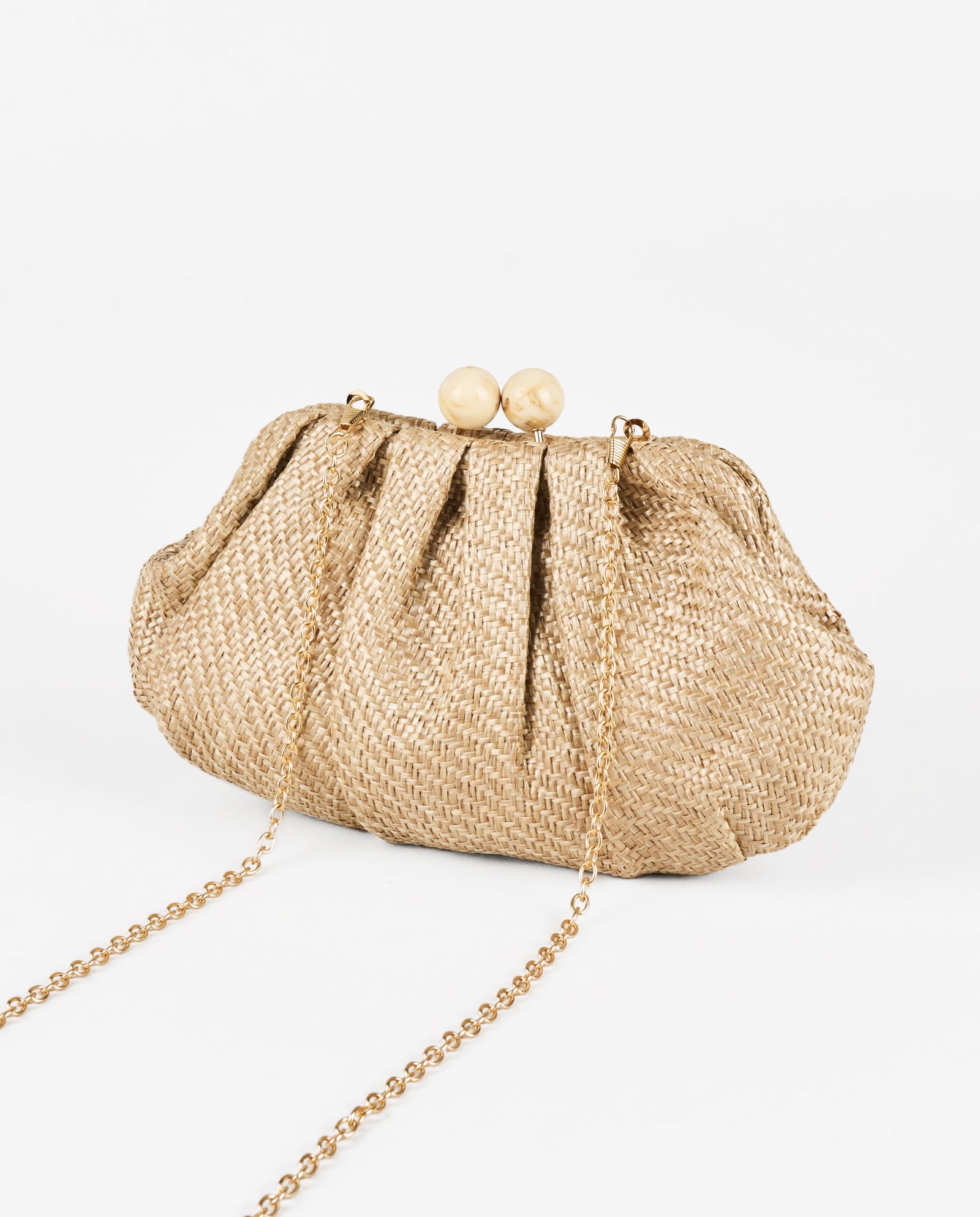 BOLSO MANO RAFIA CADENA