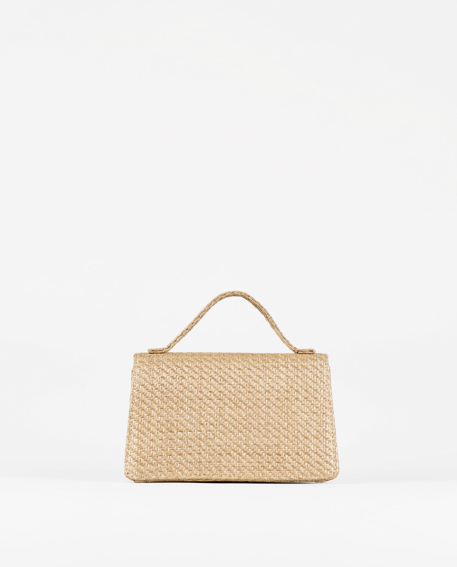 BOLSO DE MANO RAFIA LAZO