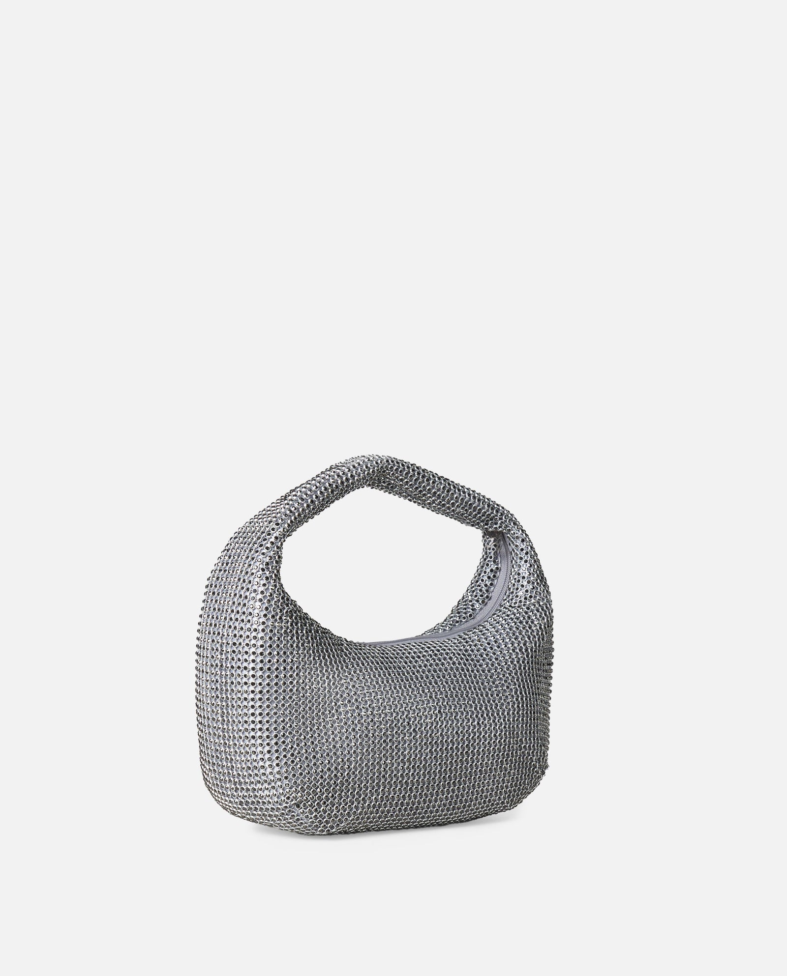 BOLSO STRASS PLATA