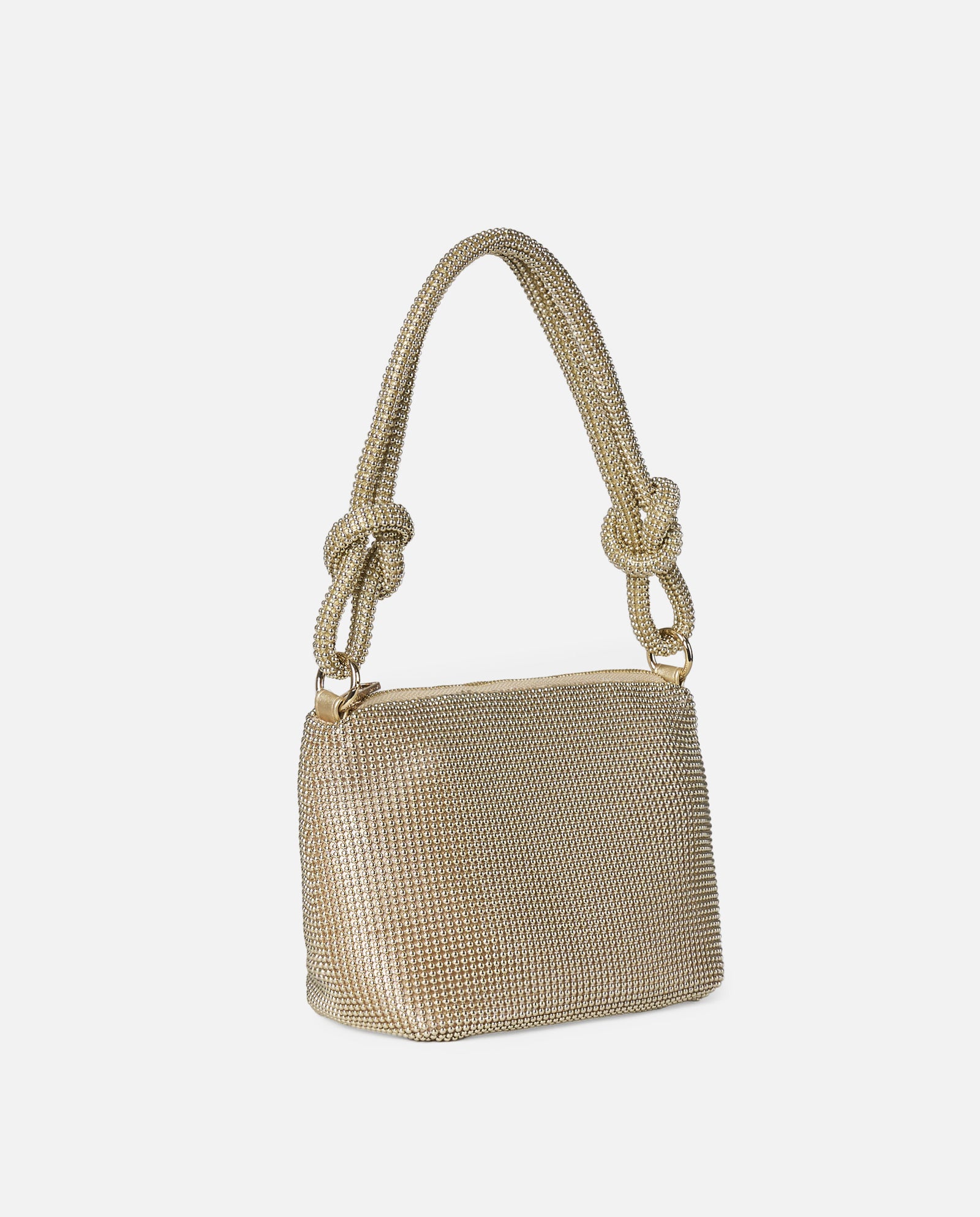 BOLSO MALLA ORO