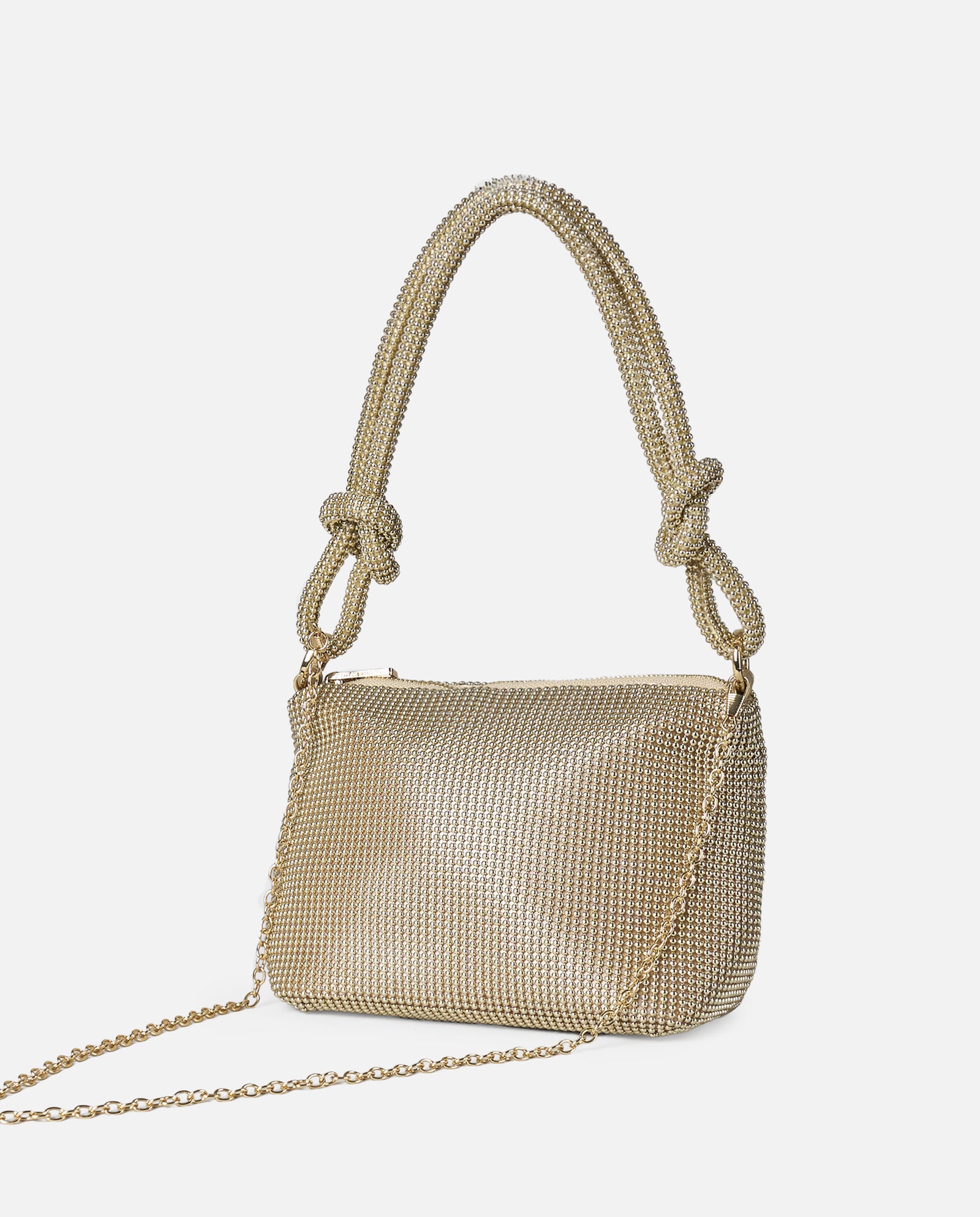 BOLSO MALLA ORO