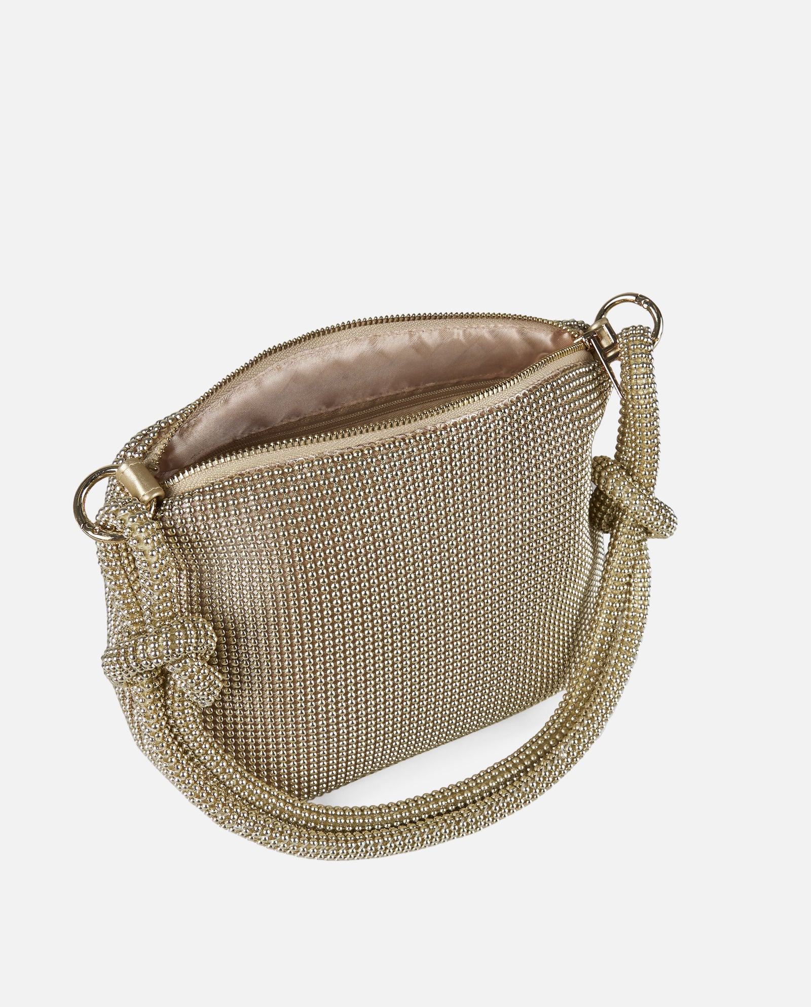 BOLSO MALLA ORO