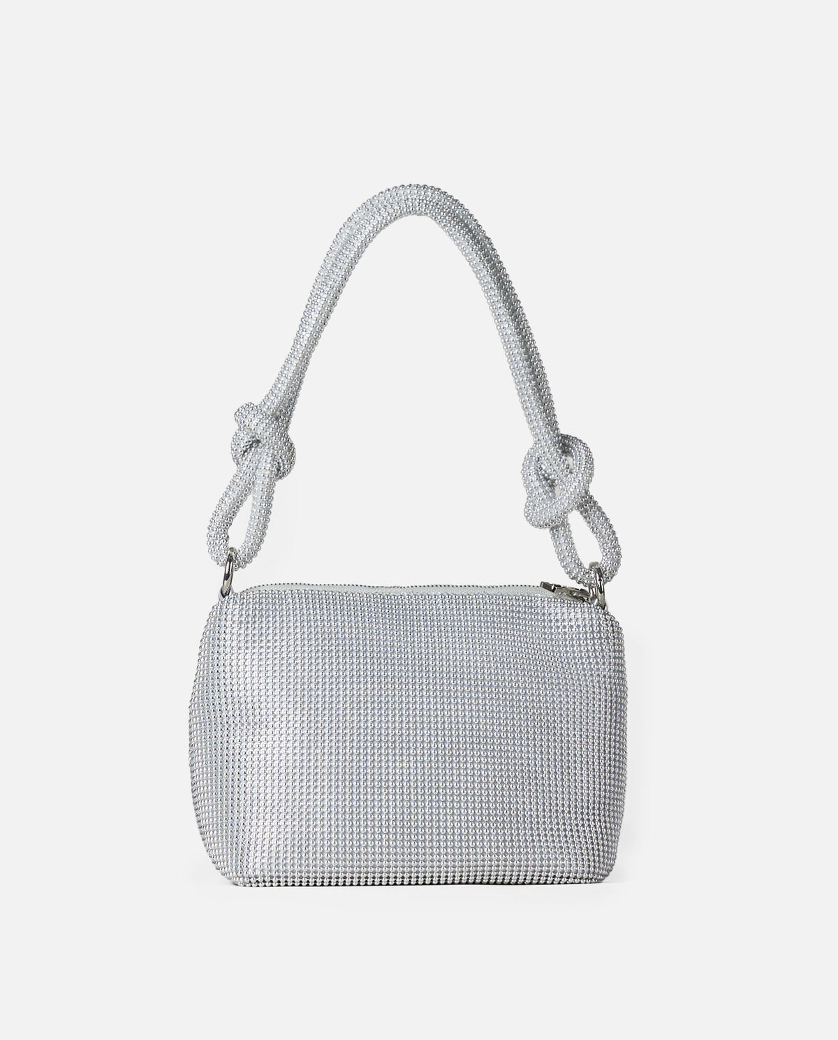 BOLSO MALLA PLATA