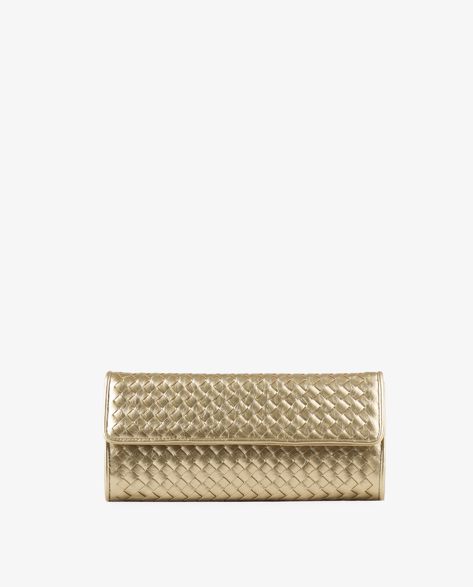 BOLSO ORO TRENZADO
