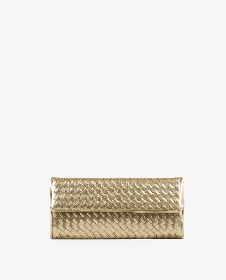 BOLSO ORO TRENZADO