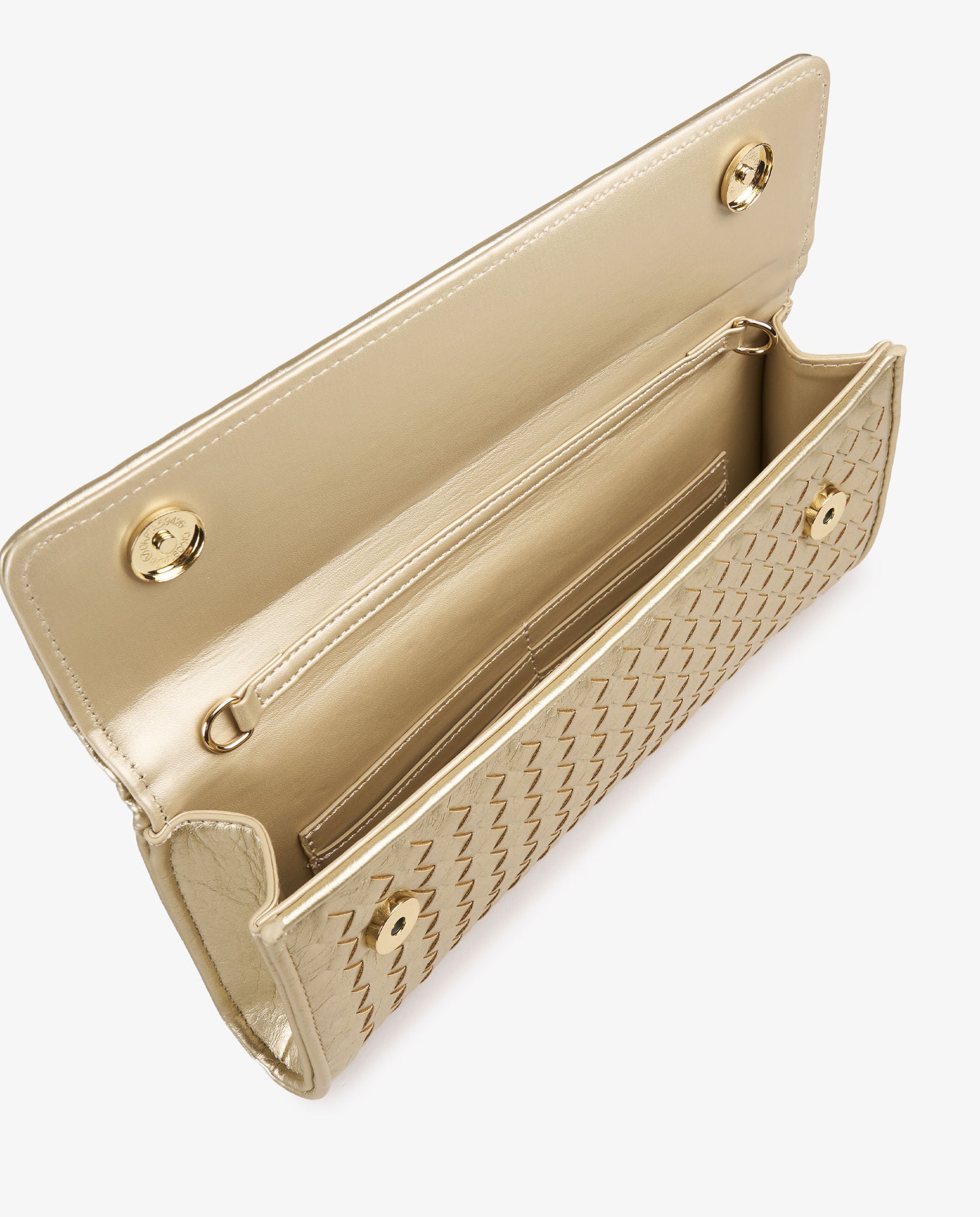 BOLSO ORO TRENZADO