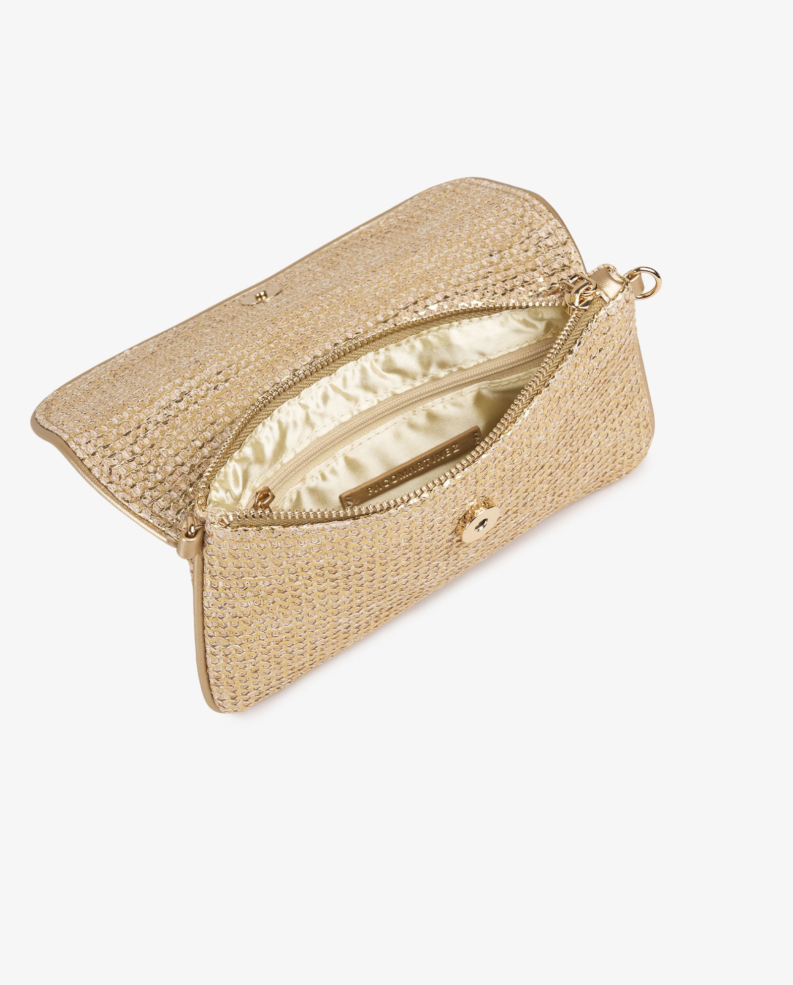 BOLSO RAFIA ORO