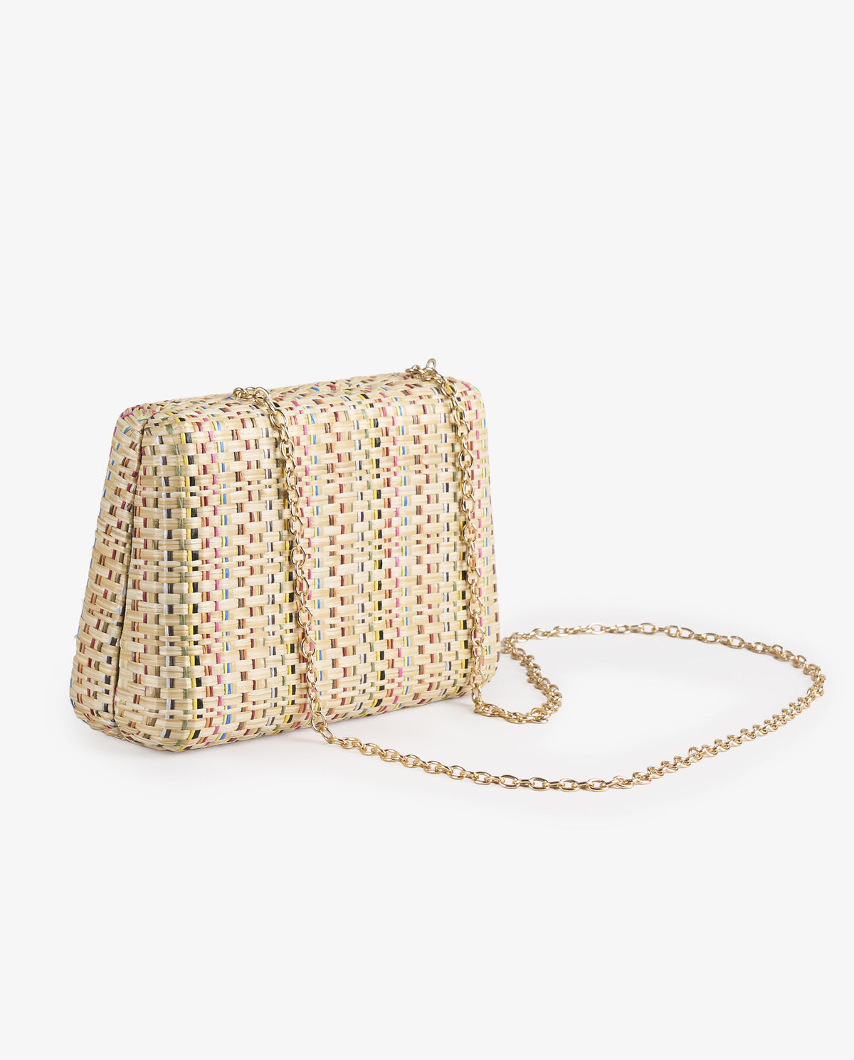 CLUTCH RAFIA COLORES