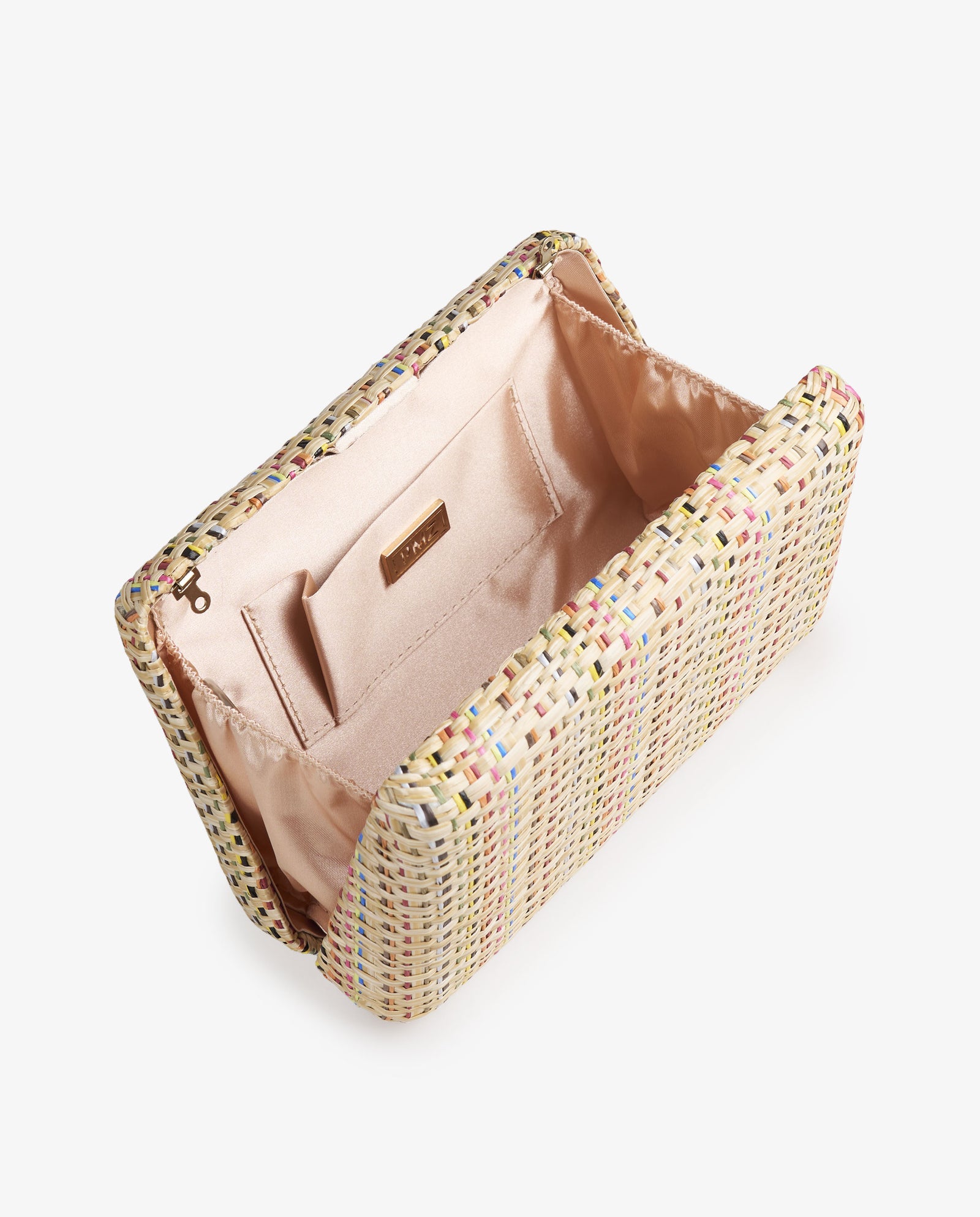 CLUTCH RAFIA COLORES