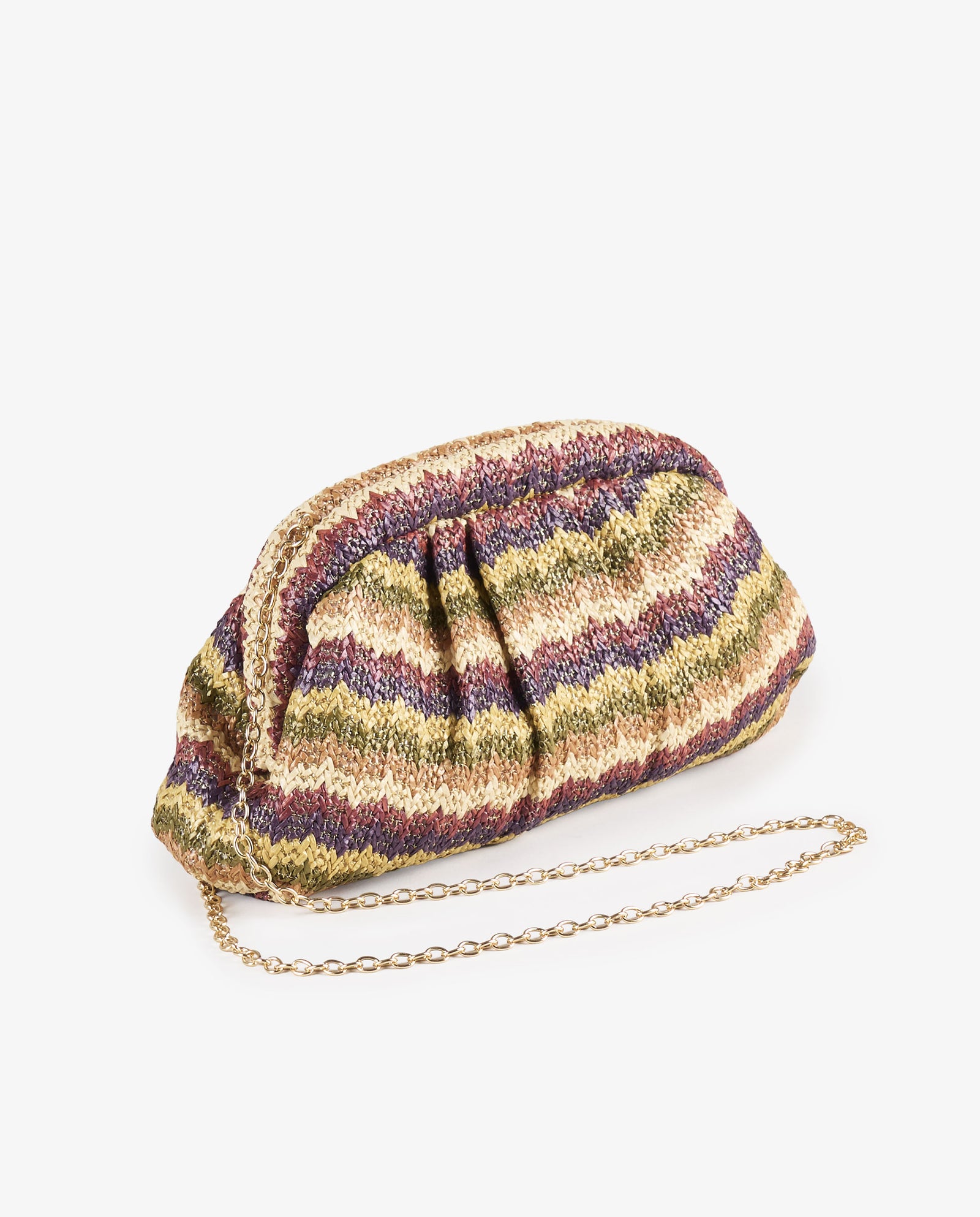 CLUTCH RAFIA RAYAS