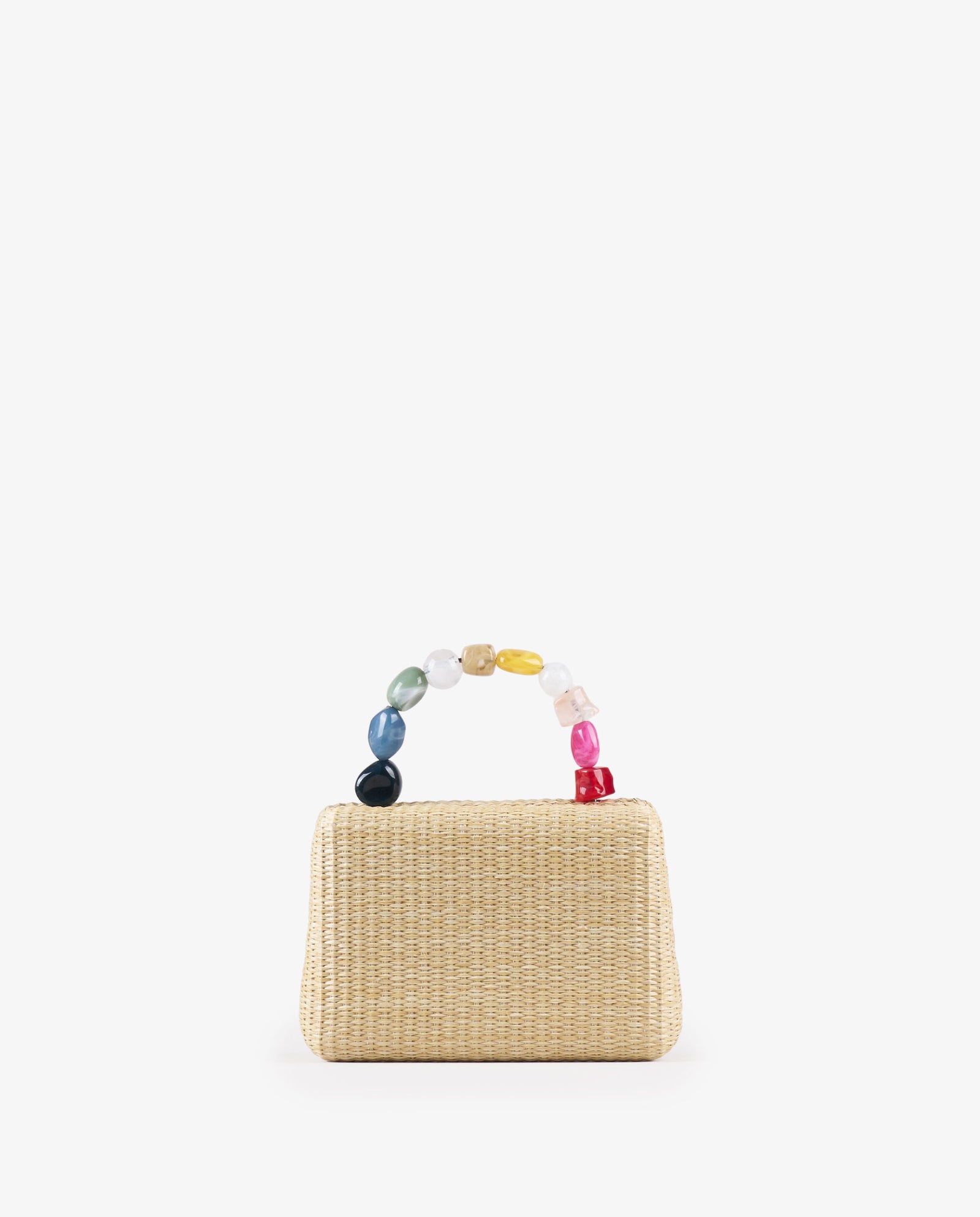 CLUTCH RAFIA PIEDRAS