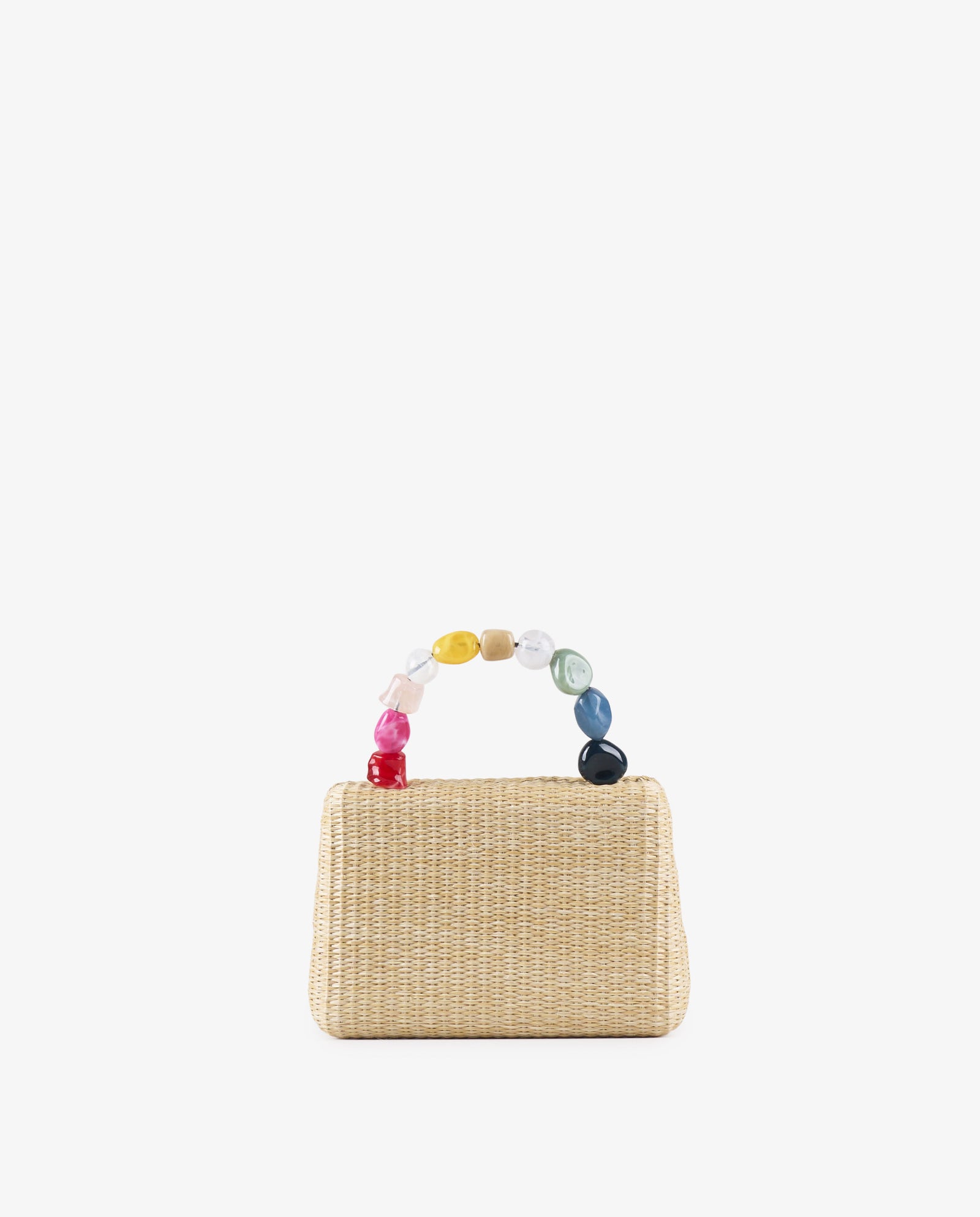 CLUTCH RAFIA PIEDRAS