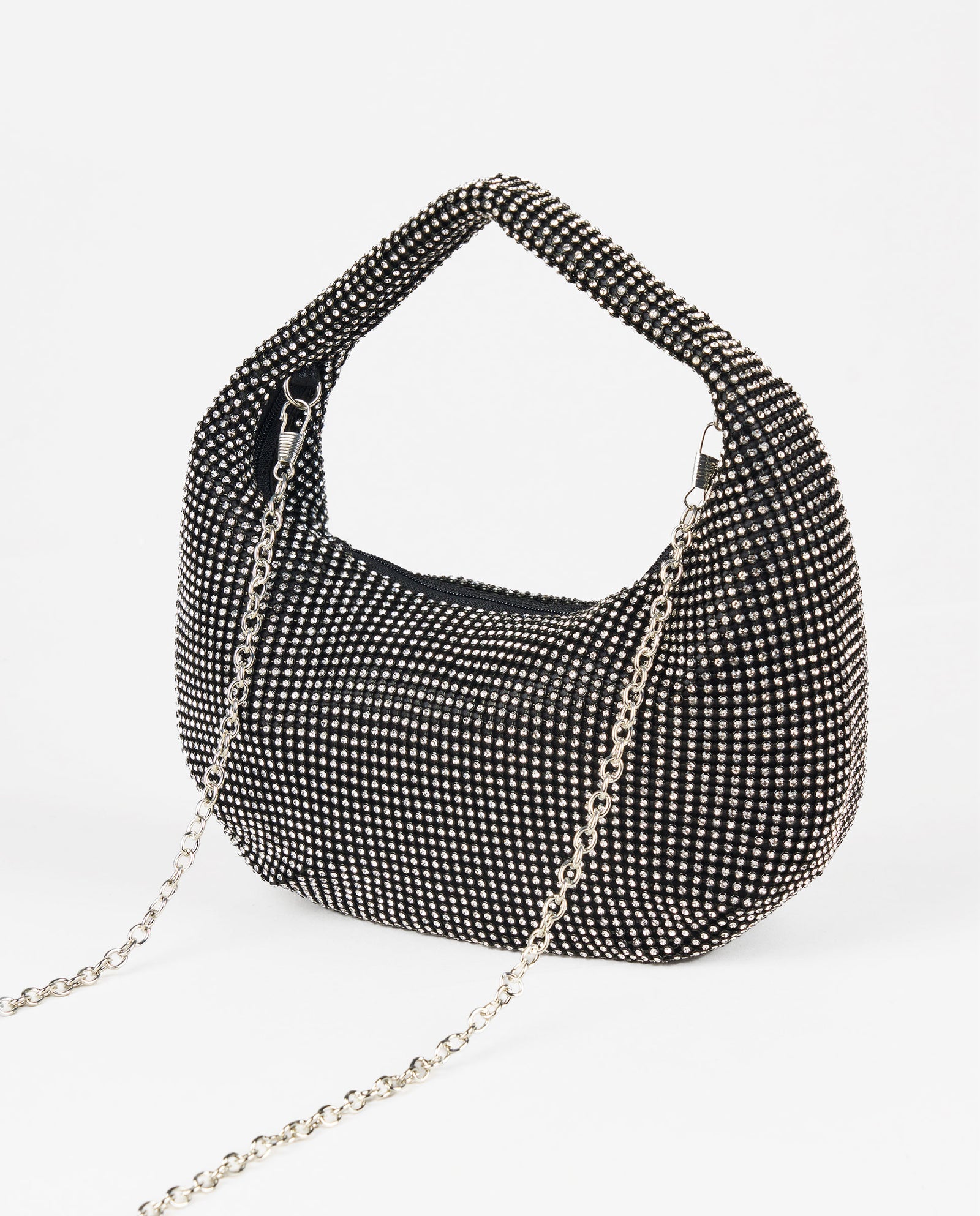 BOLSO DE MANO STRASS