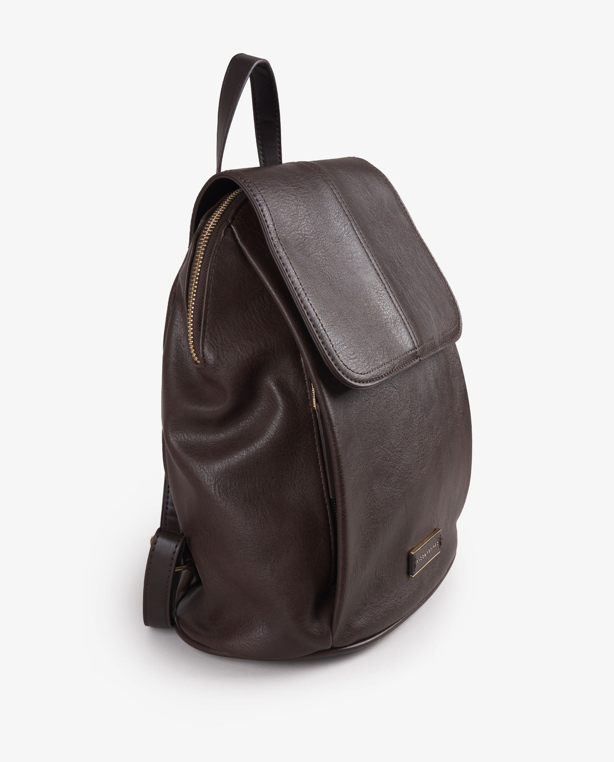 MOCHILA SOLAPA MARRÓN