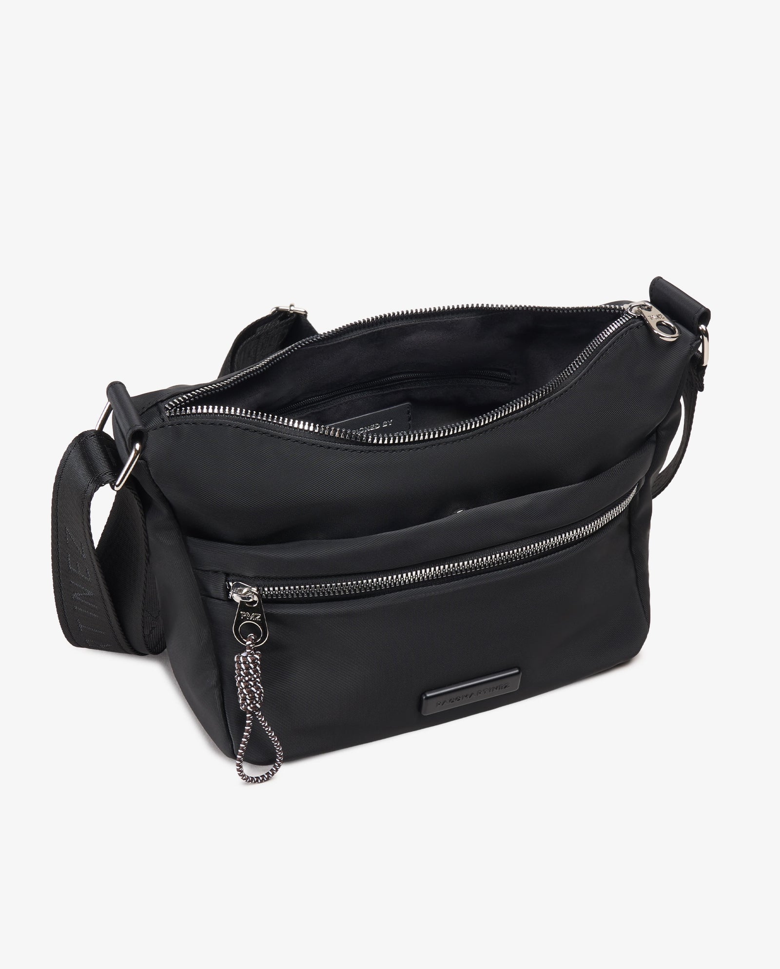BANDOLERA ENGOMADO NEGRO