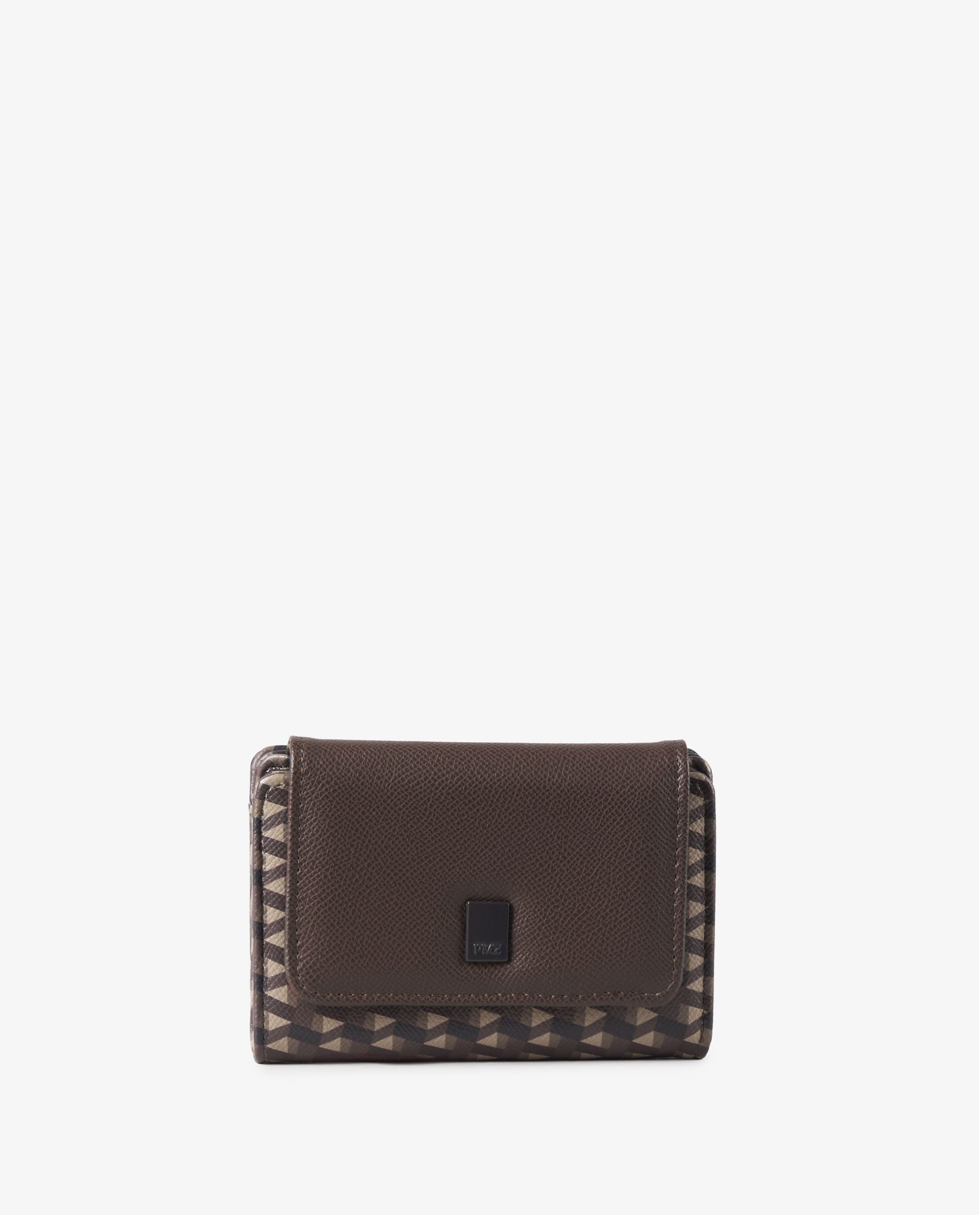 BILLETERA PRINT MARRÓN