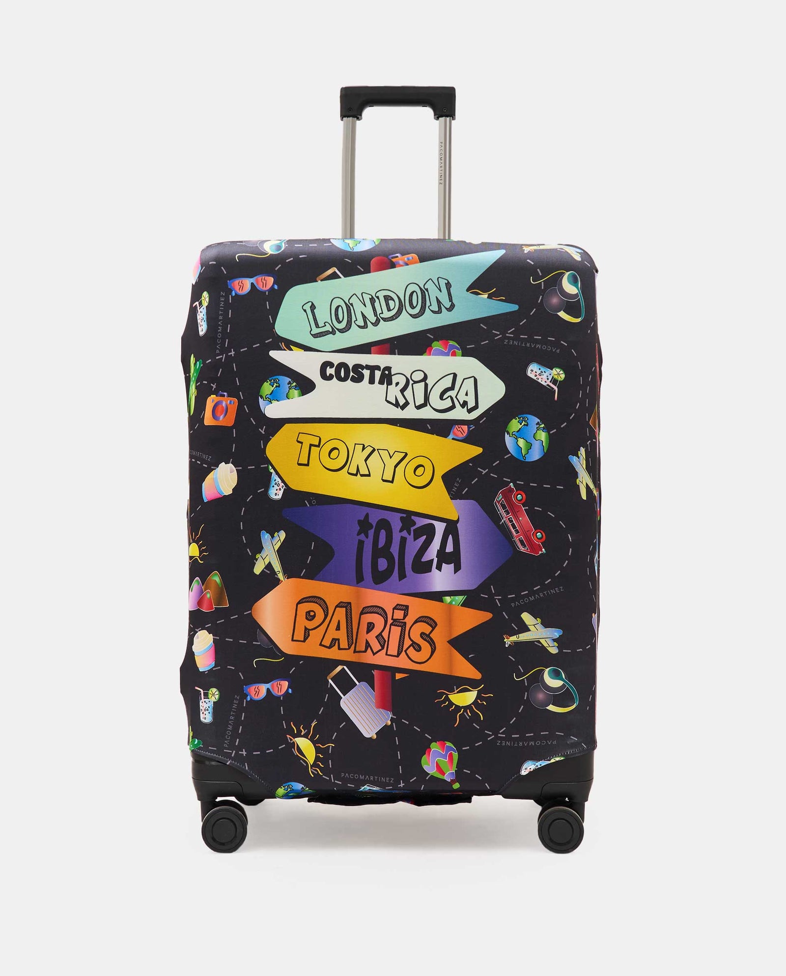 FUNDA MALETA GRANDE FLECHAS
