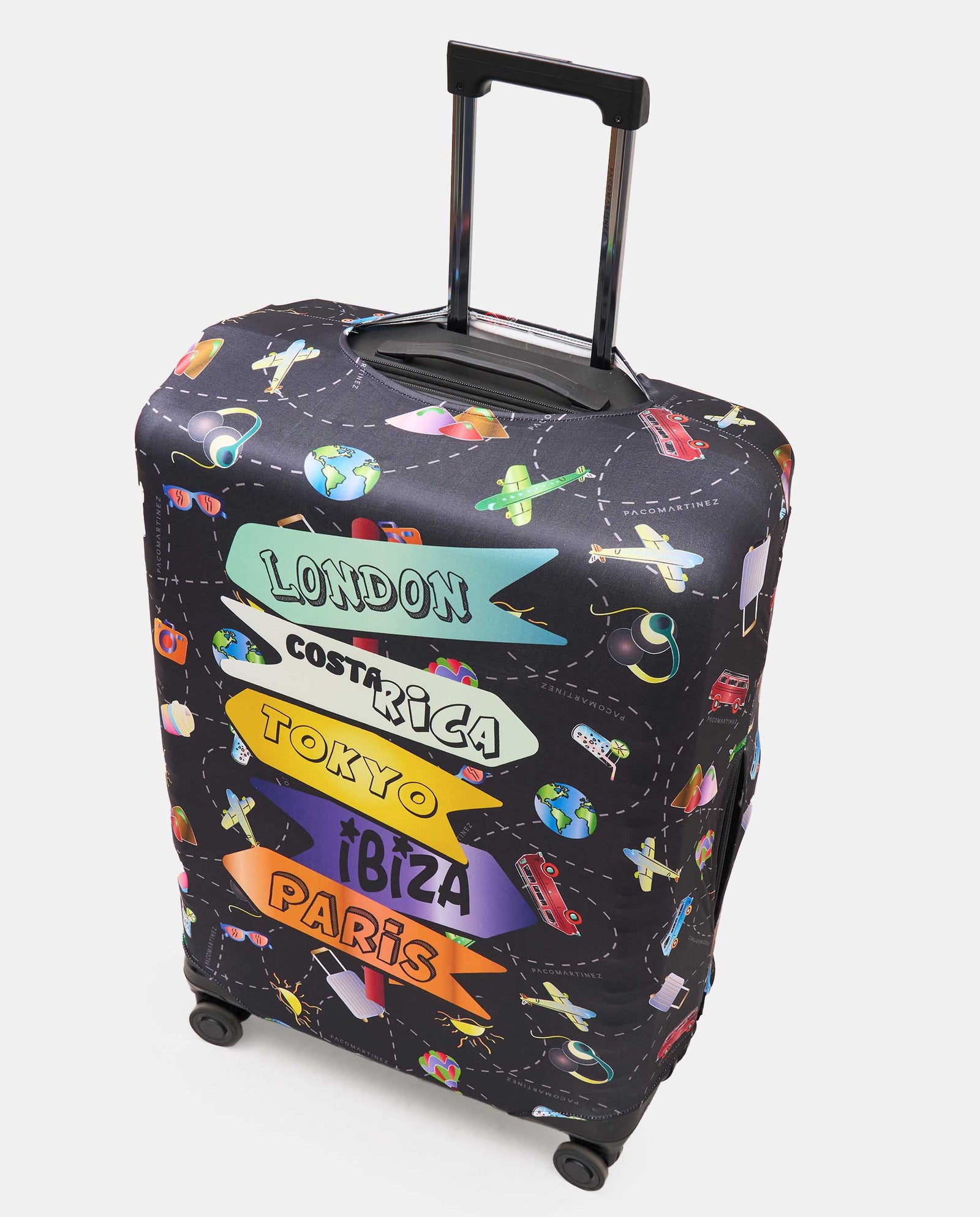 FUNDA MALETA GRANDE FLECHAS