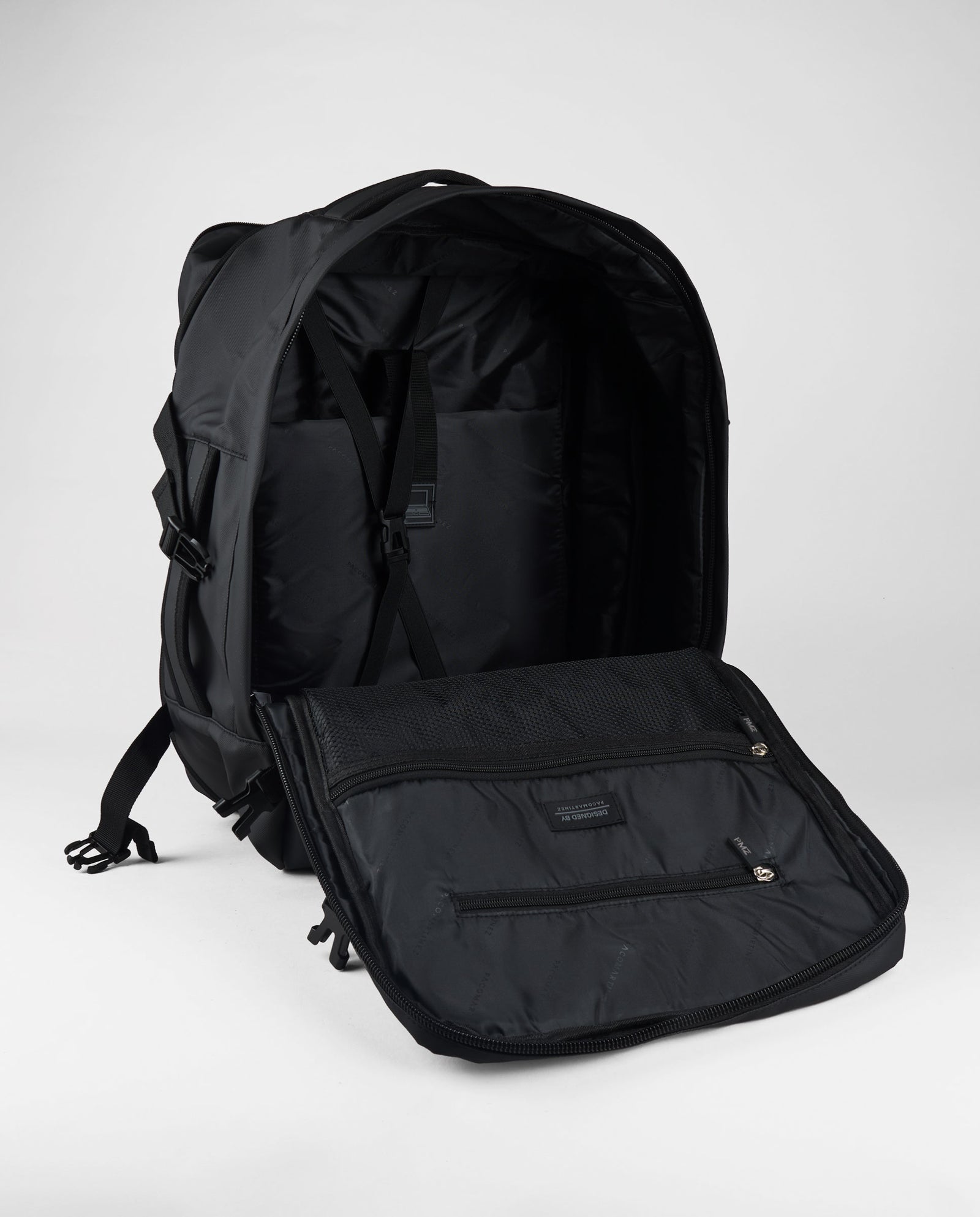 MOCHILA EXPANDIBLE NEGRA