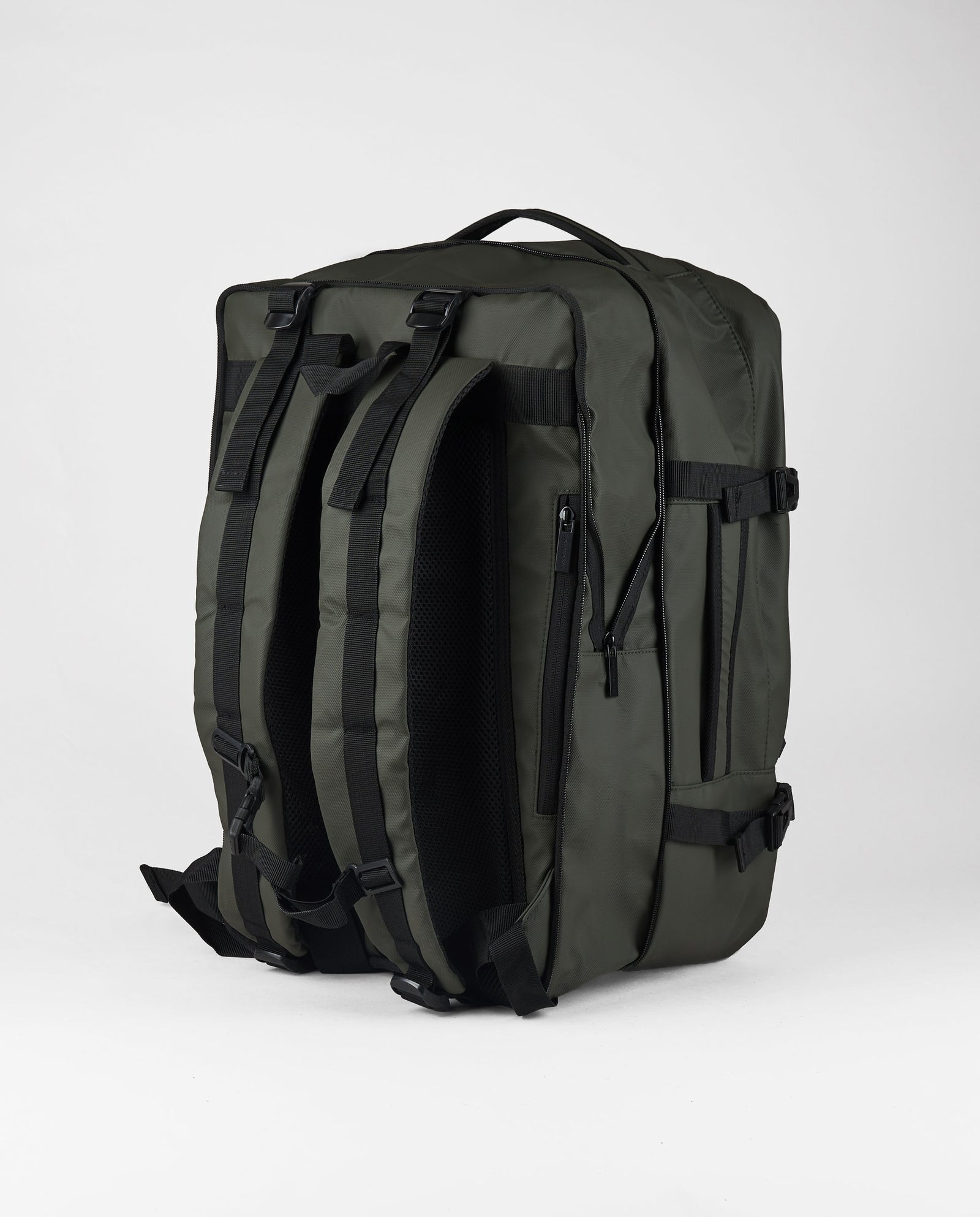 MOCHILA EXPANDIBLE VERDE MILITAR